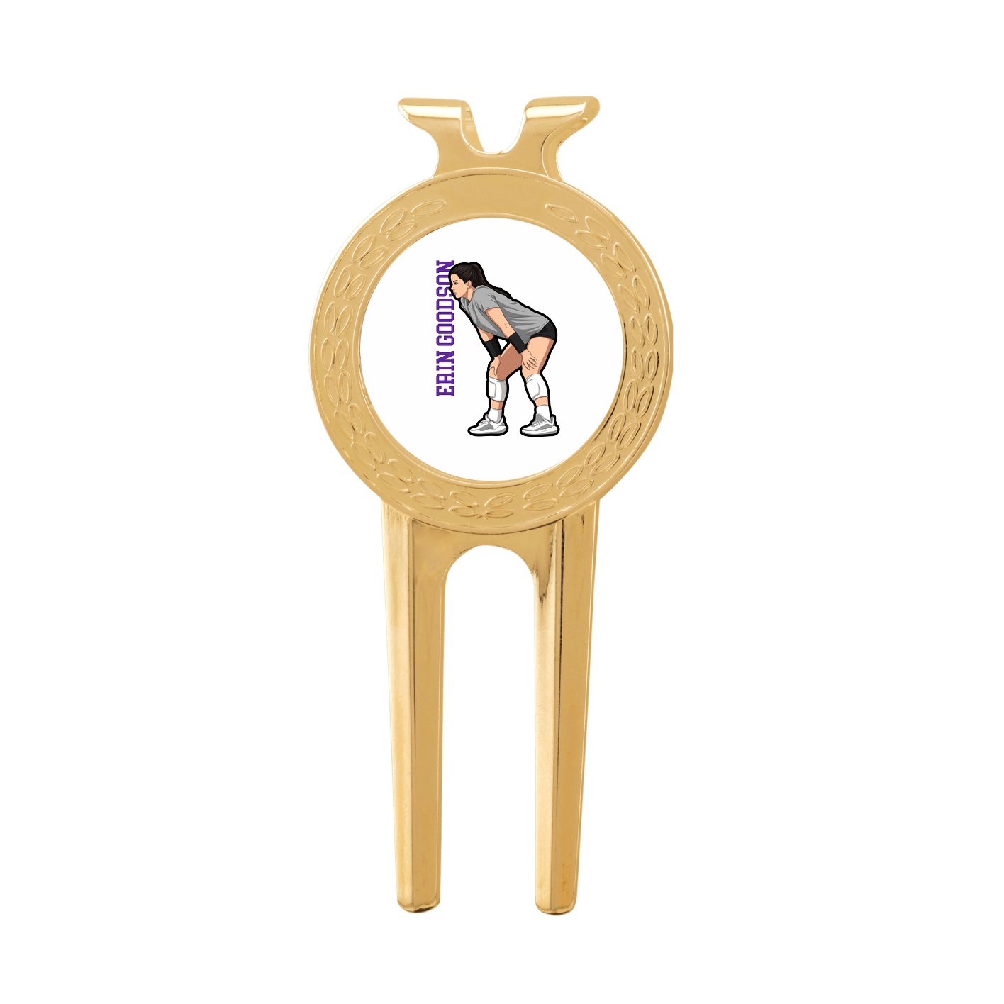 Divot Tool with Ball Marker — Name Vertical in Classic