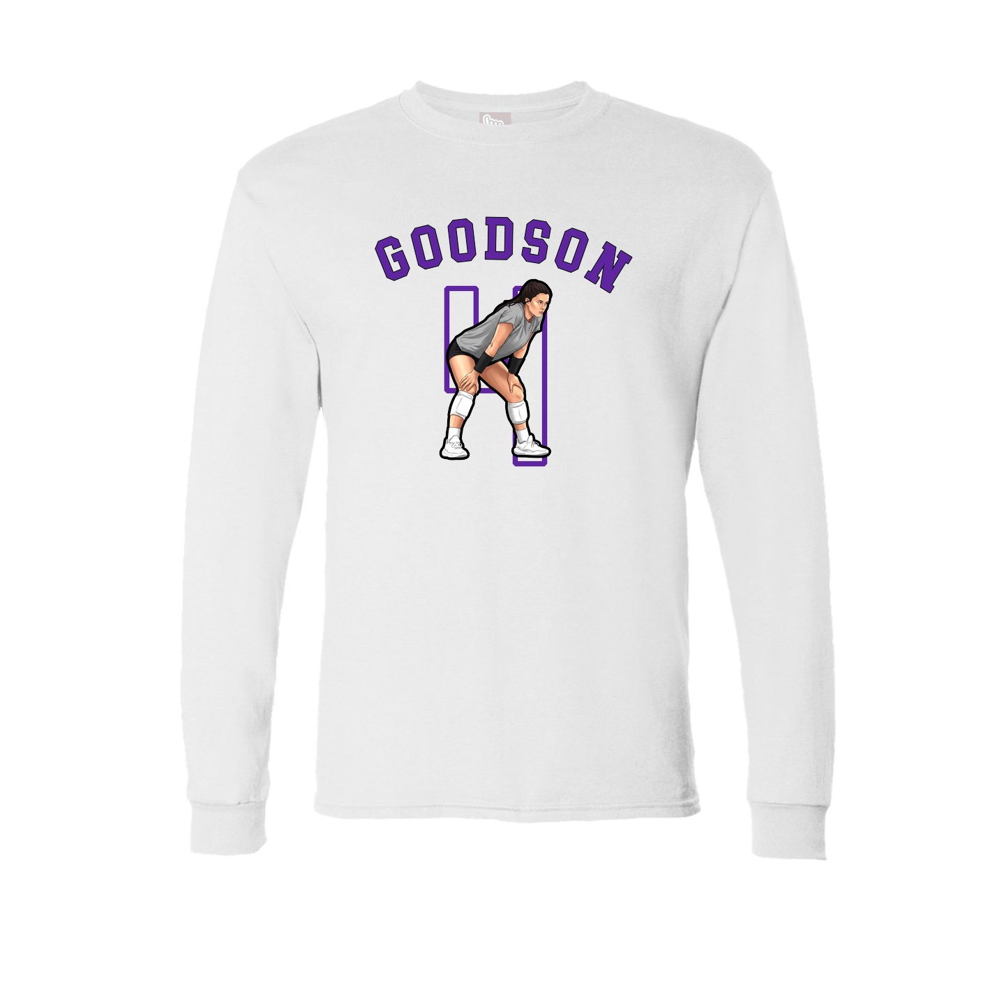 Long Sleeve Tee — Shirsey Arch in White
