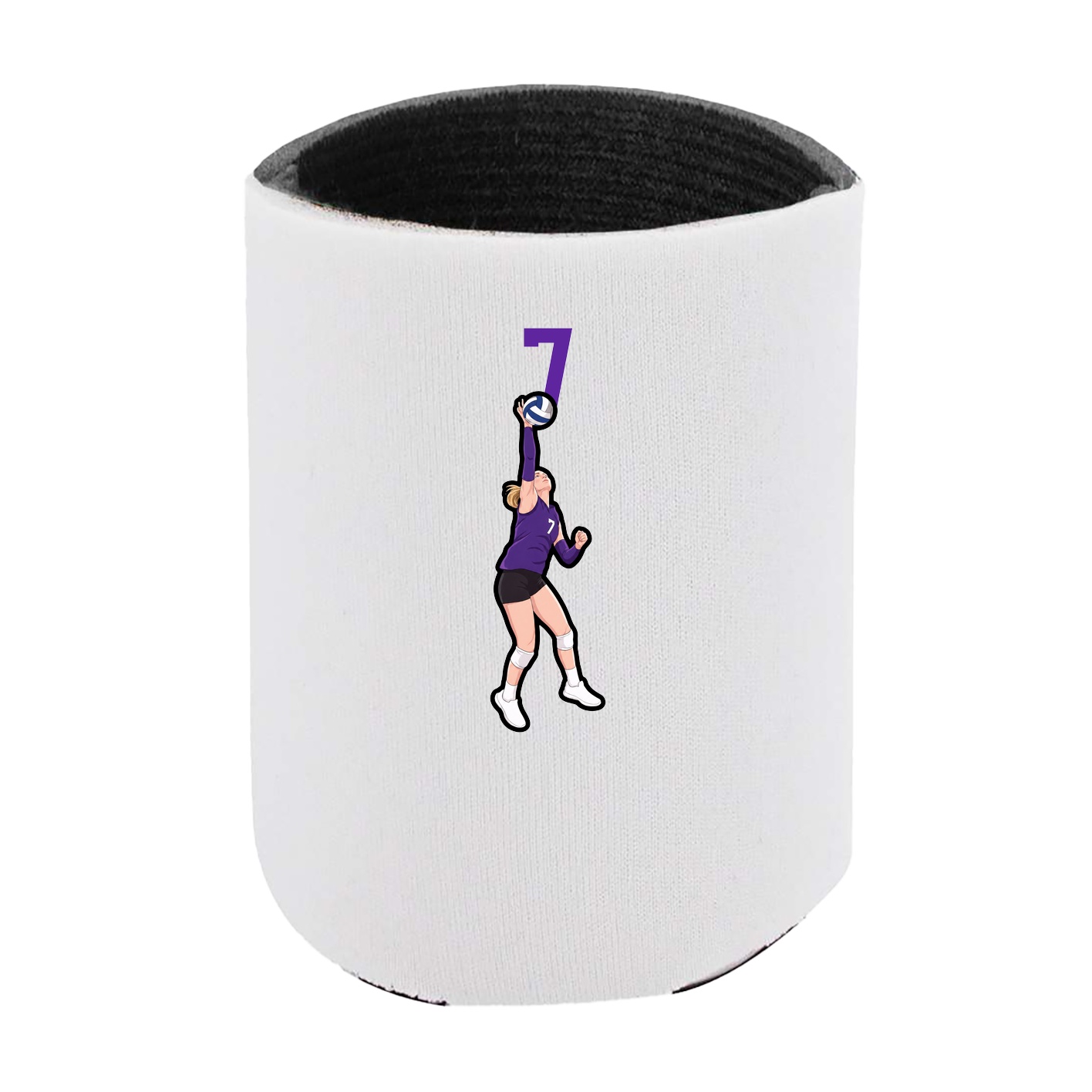 Can Holder — Number Top in White