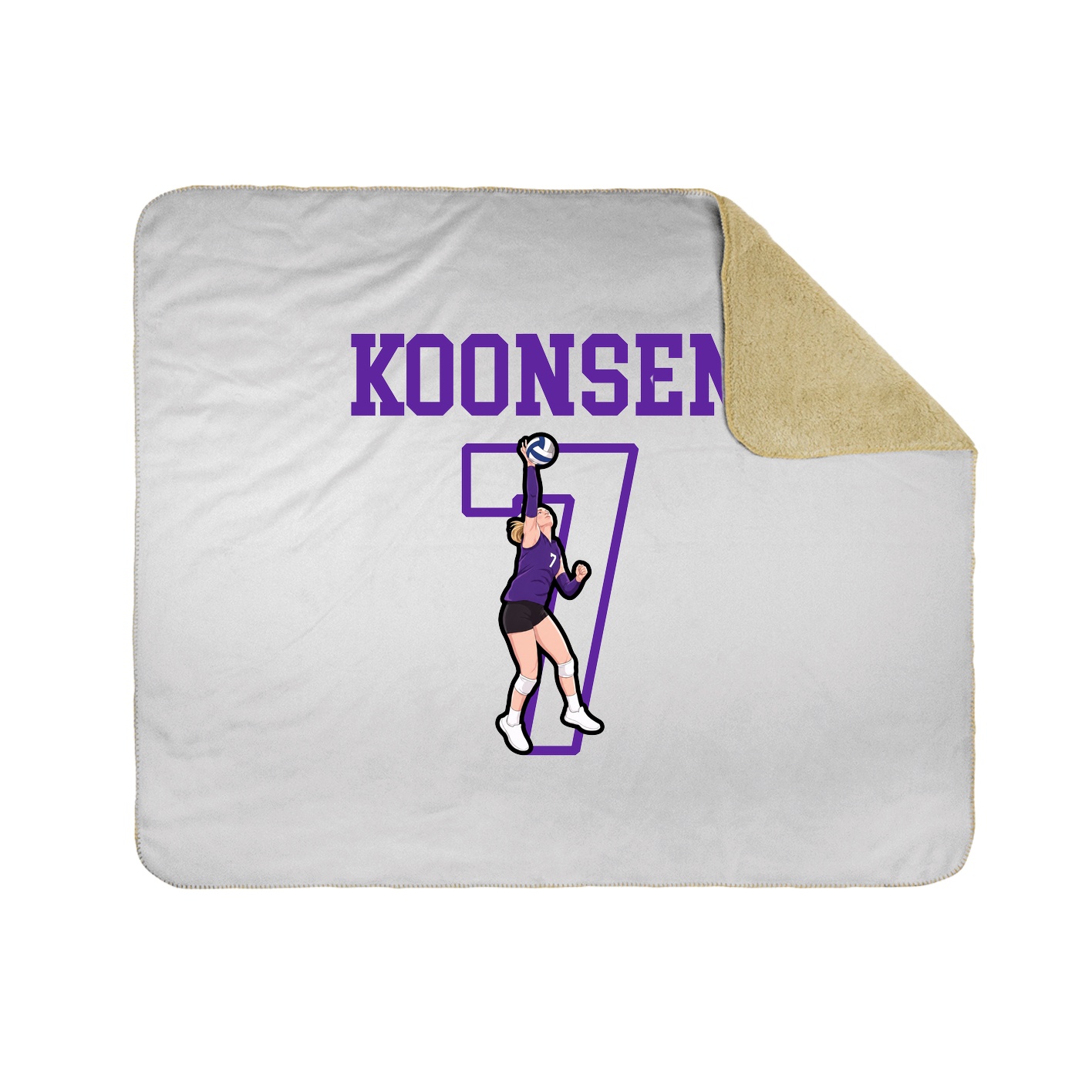Throw Blanket — Shirsey in White