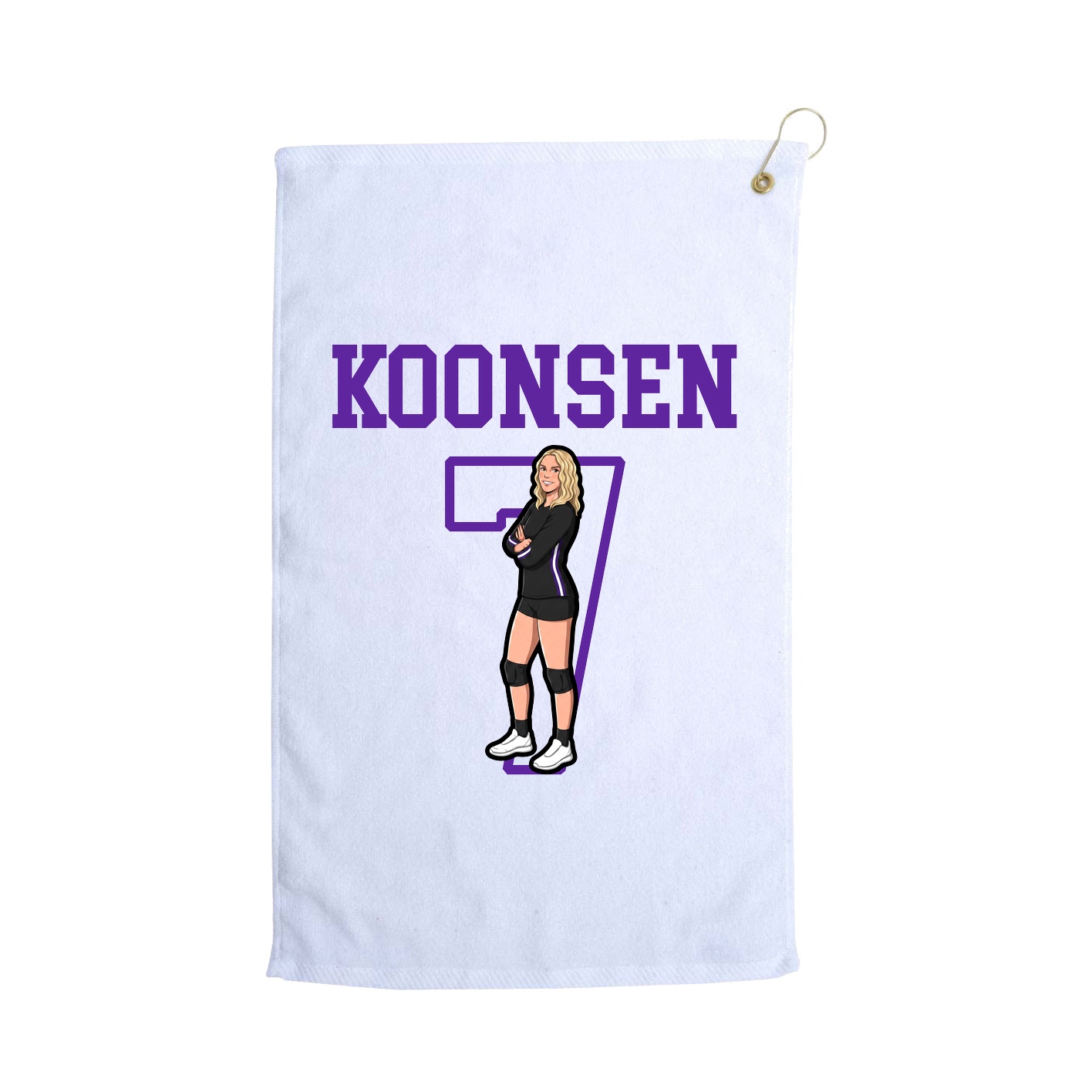 Golf Towel — Shirsey in White