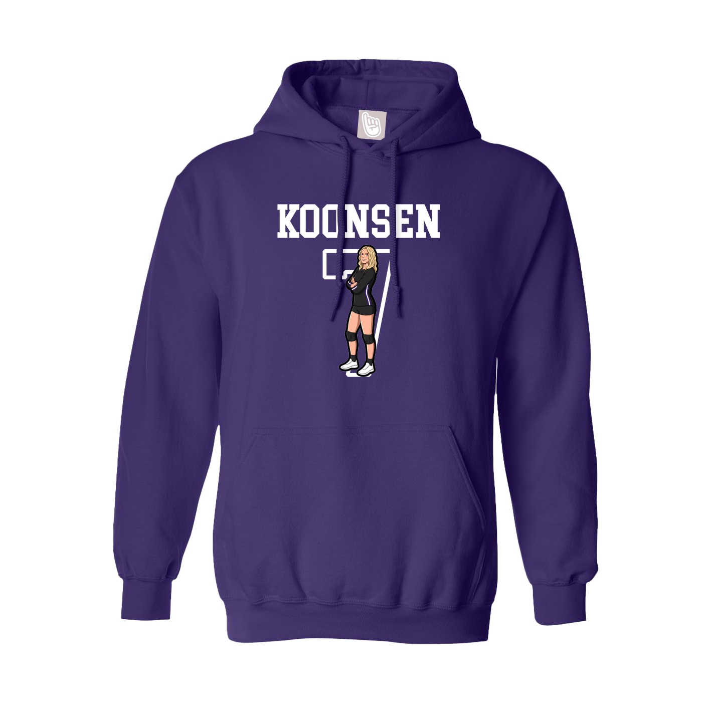 Hoodie — Shirsey in Purple