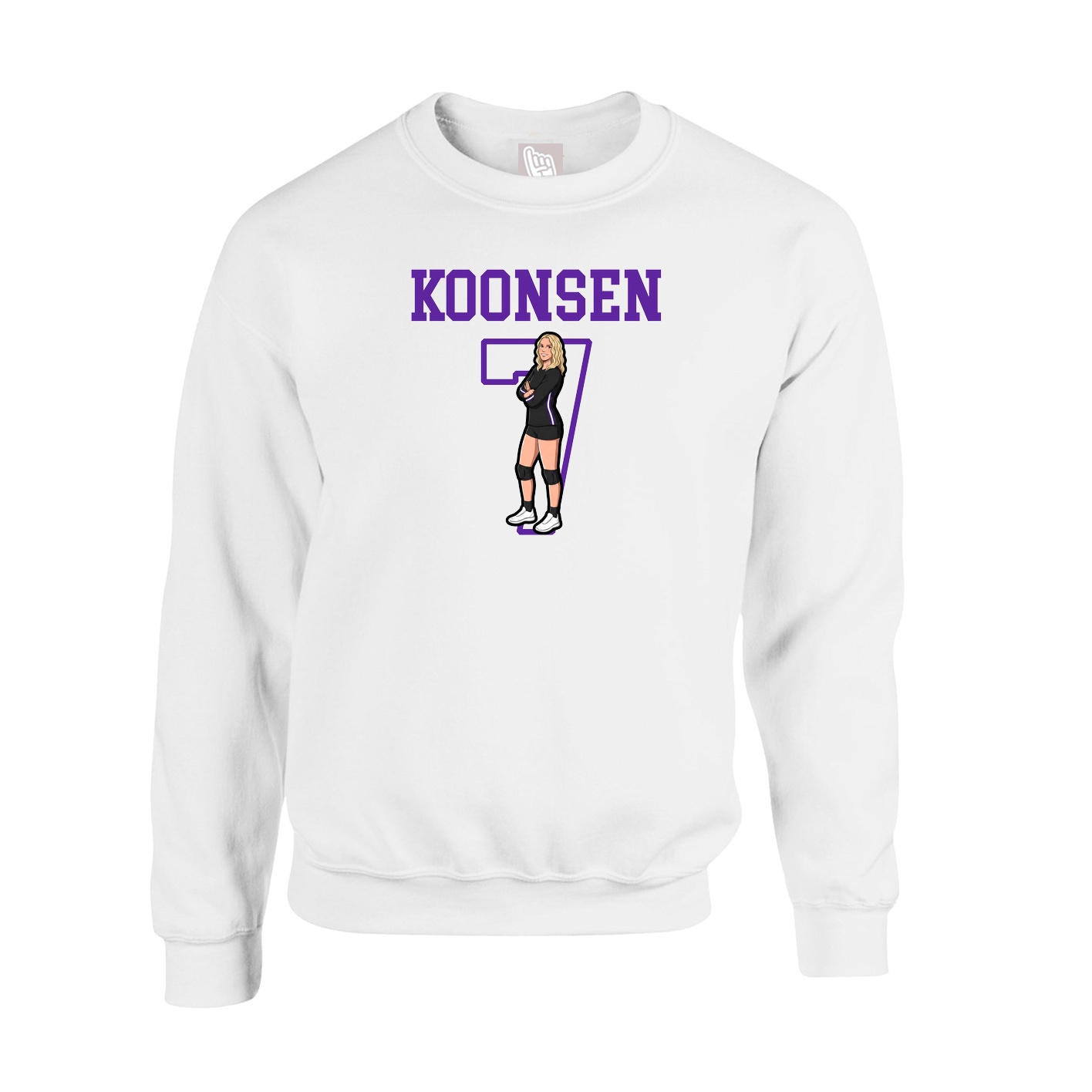 Fleece Crew — Shirsey in White