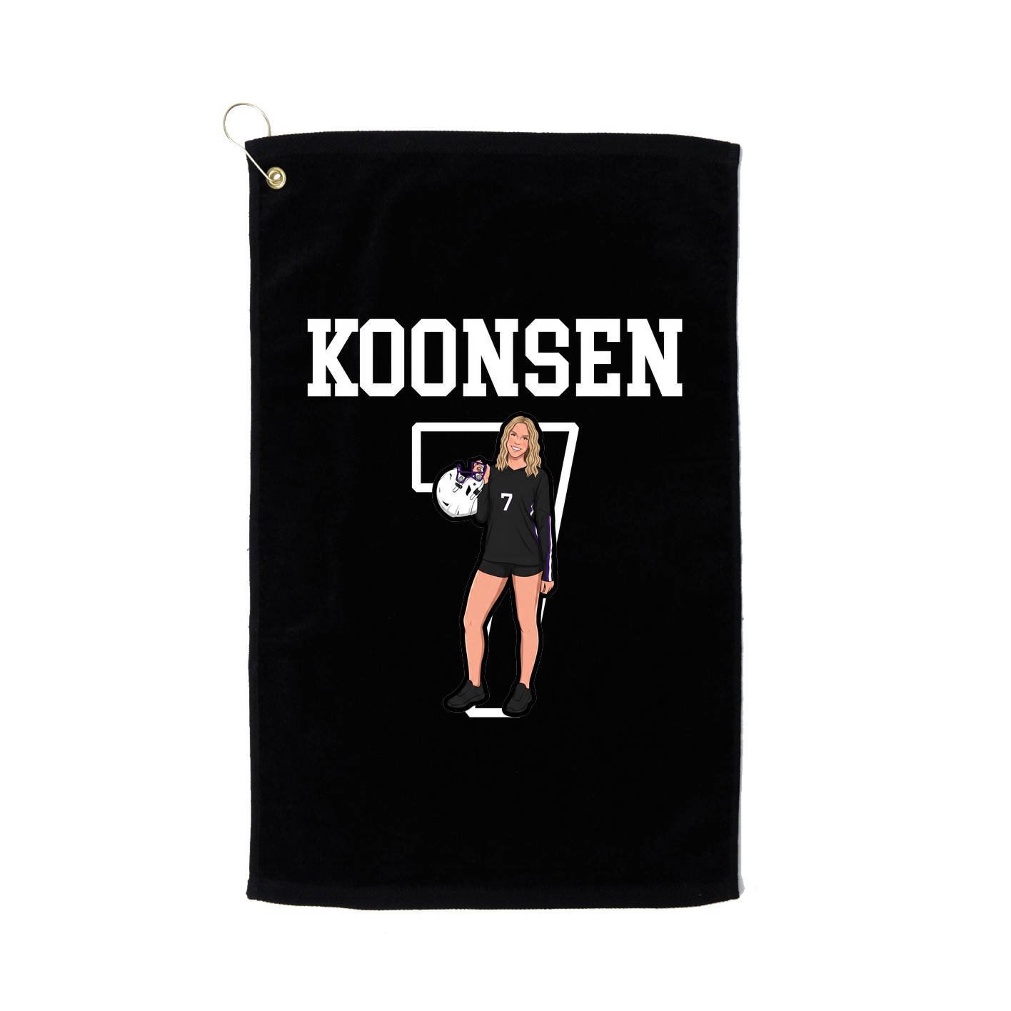 Golf Towel — Shirsey in Black