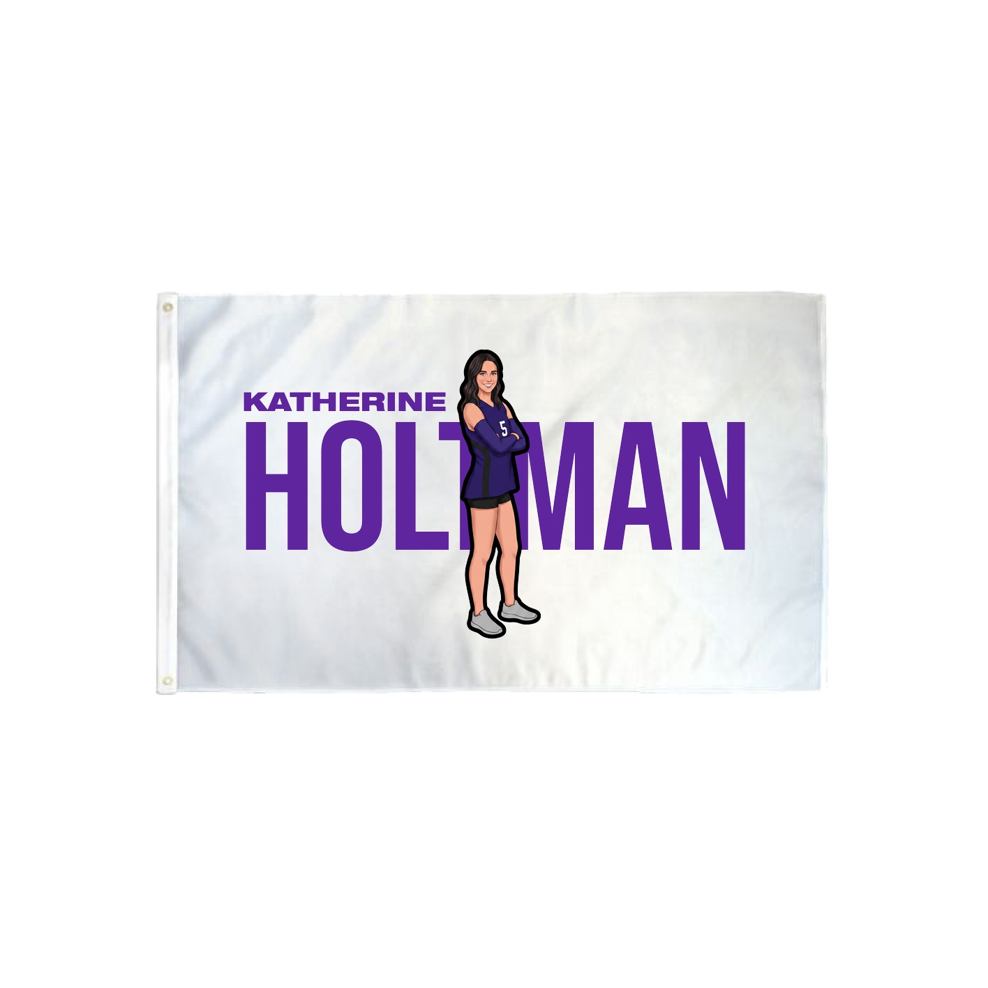 3x5 Flag — Player Name in Classic