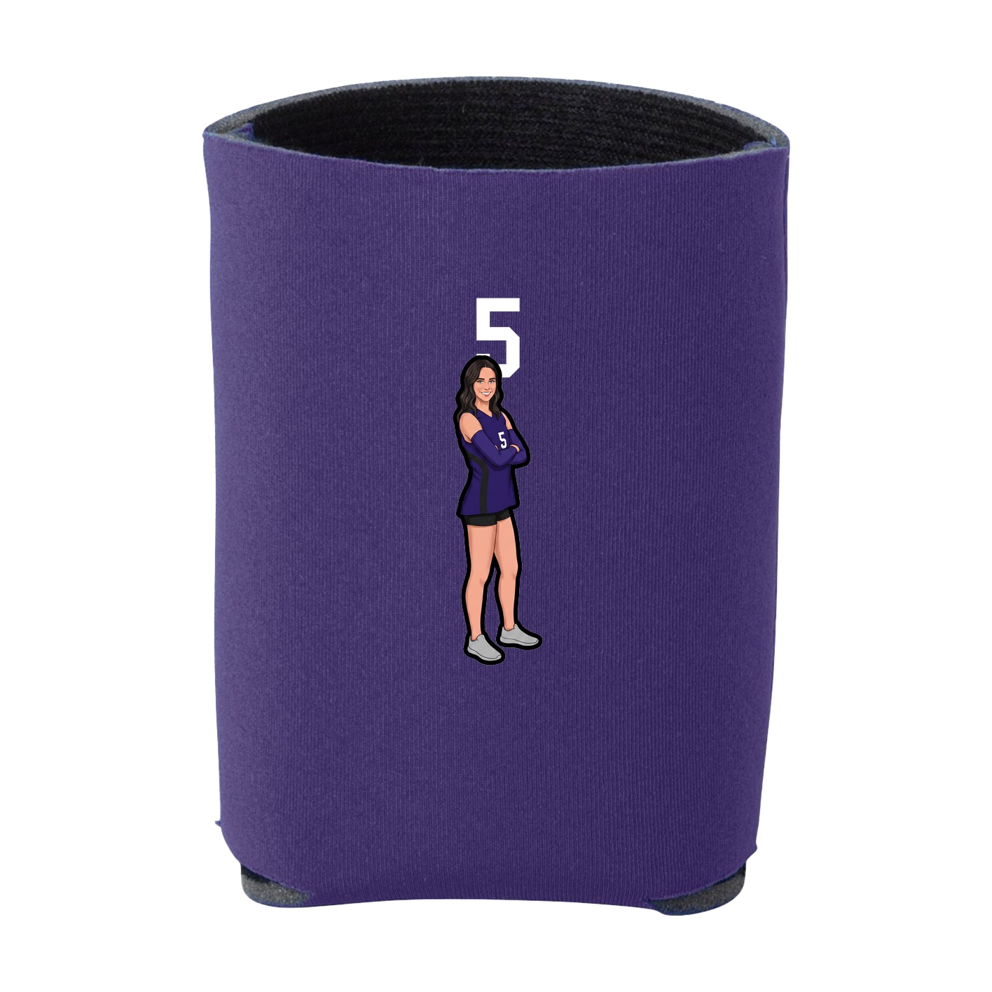 Can Holder — Number Top in Purple