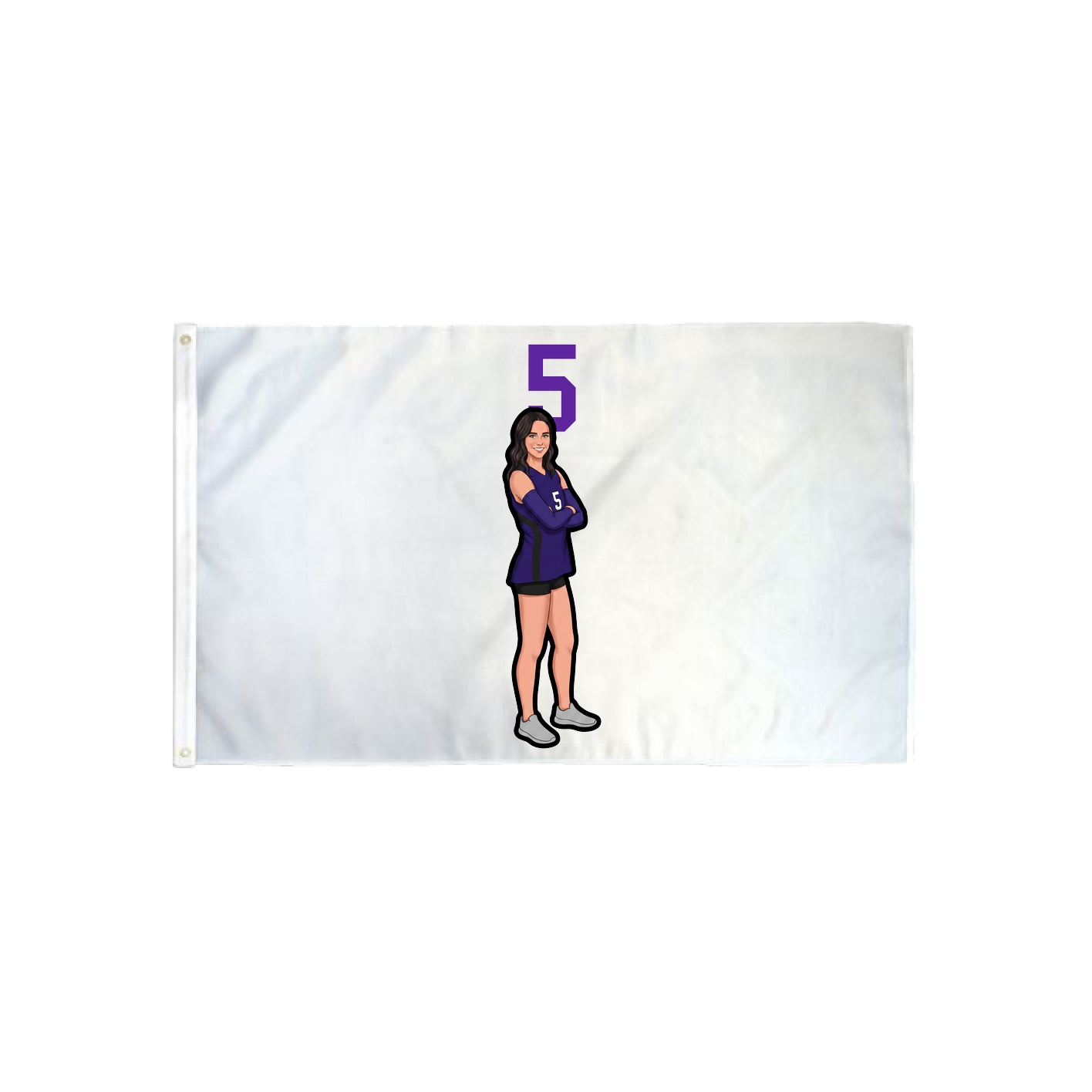 3x5 Flag — Number Top in Classic