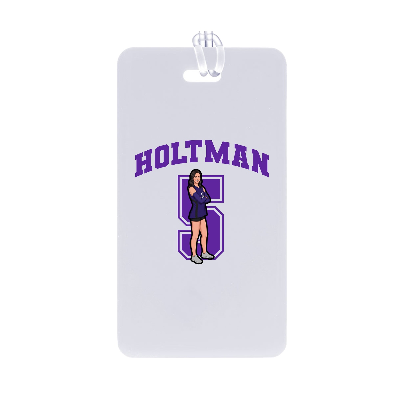 Bag Tag — Number in Classic