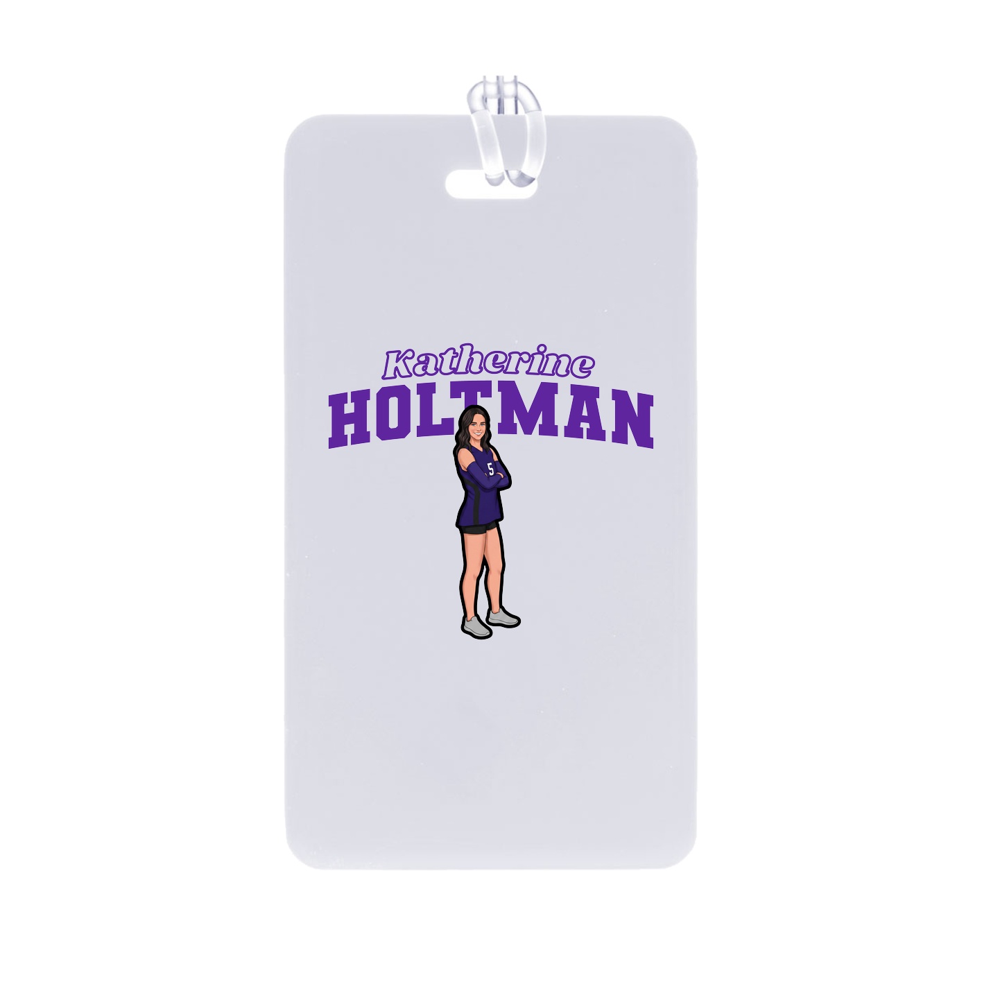 Bag Tag — Name Arch in Classic