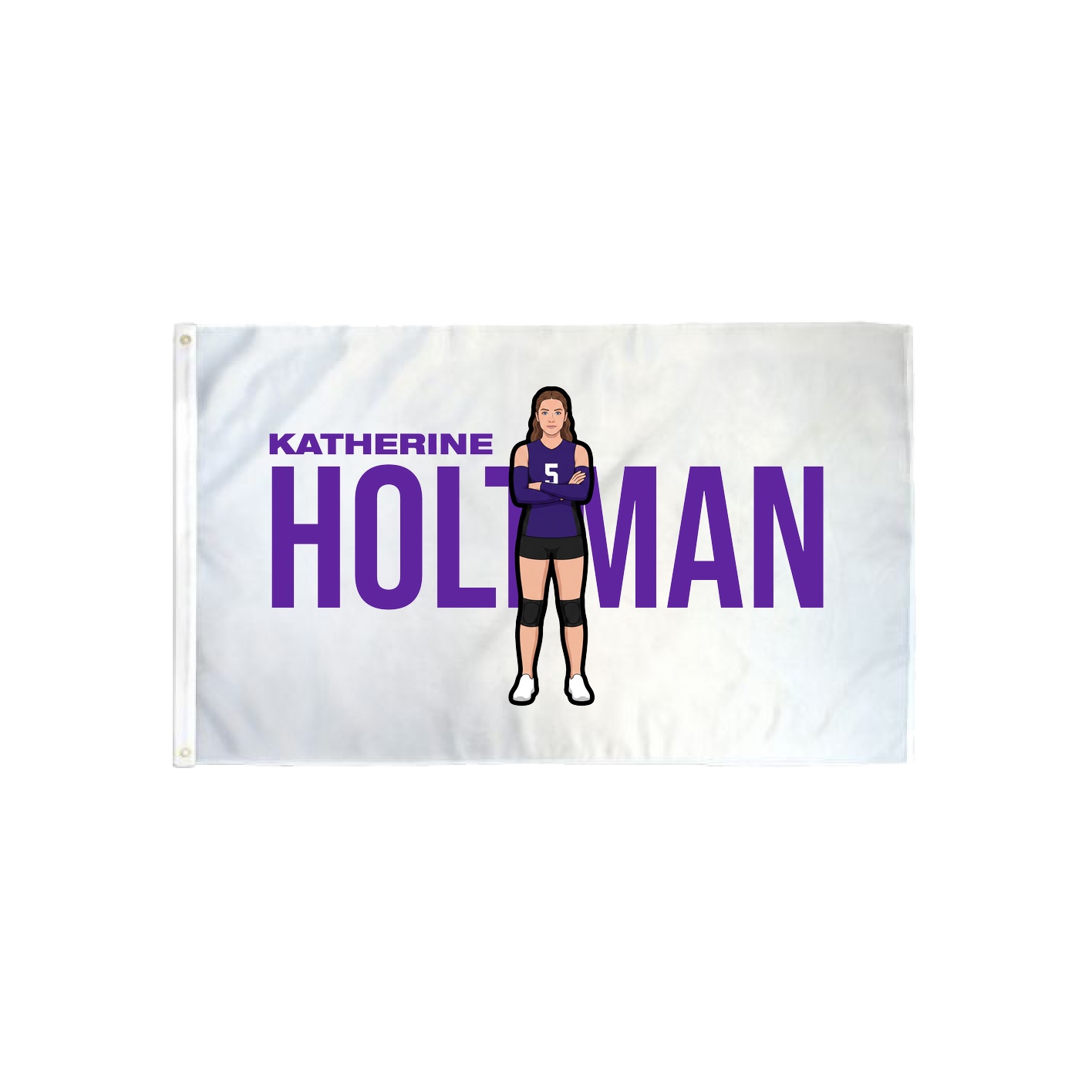 3x5 Flag — Player Name in Classic