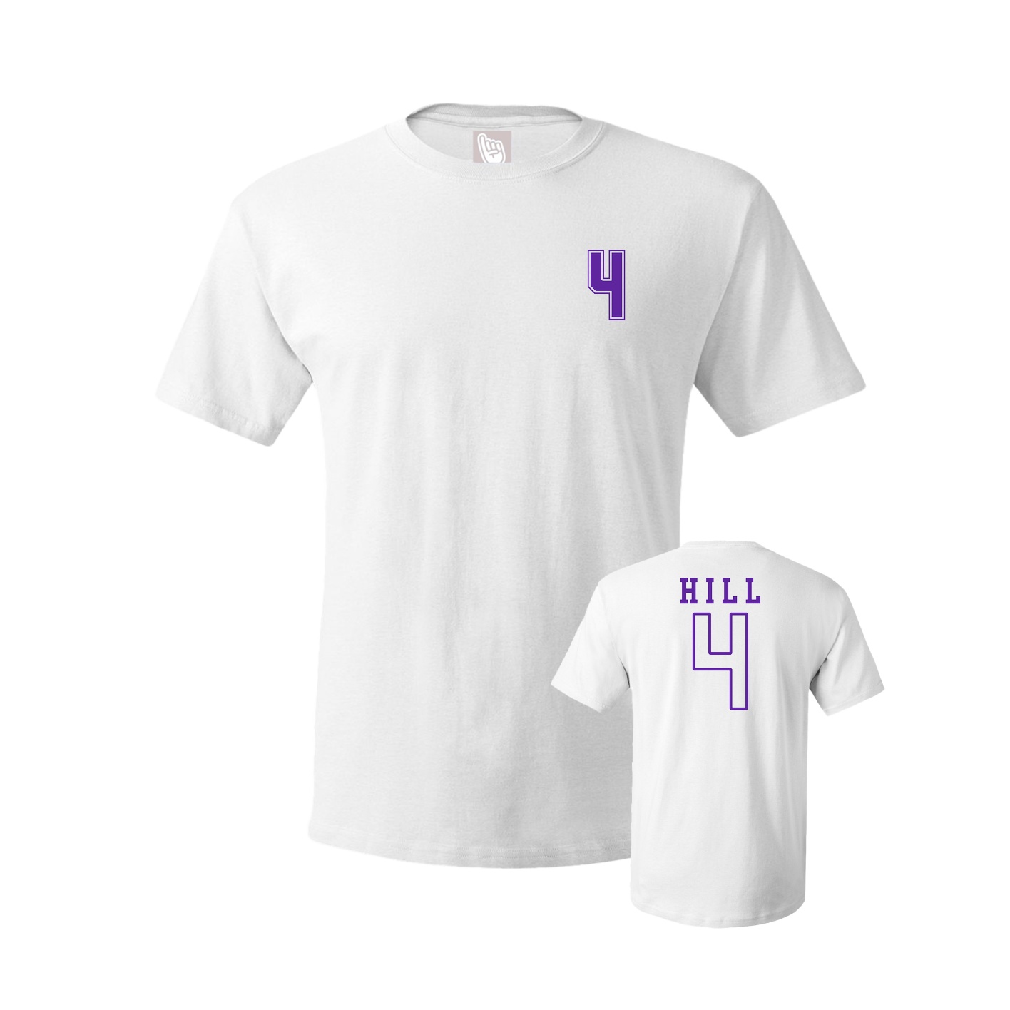 Youth Tee — Chest Back in White