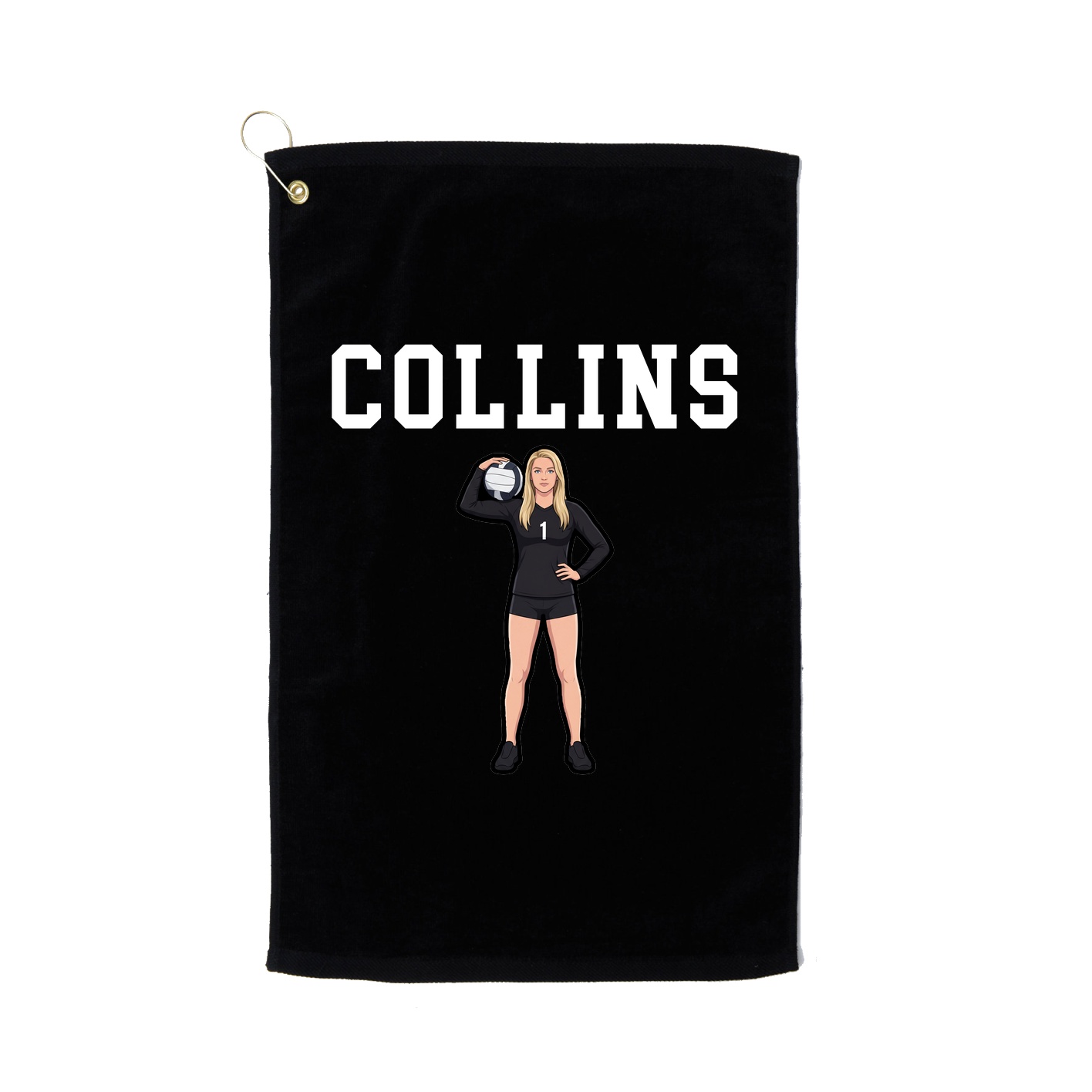 Golf Towel — Shirsey in Black