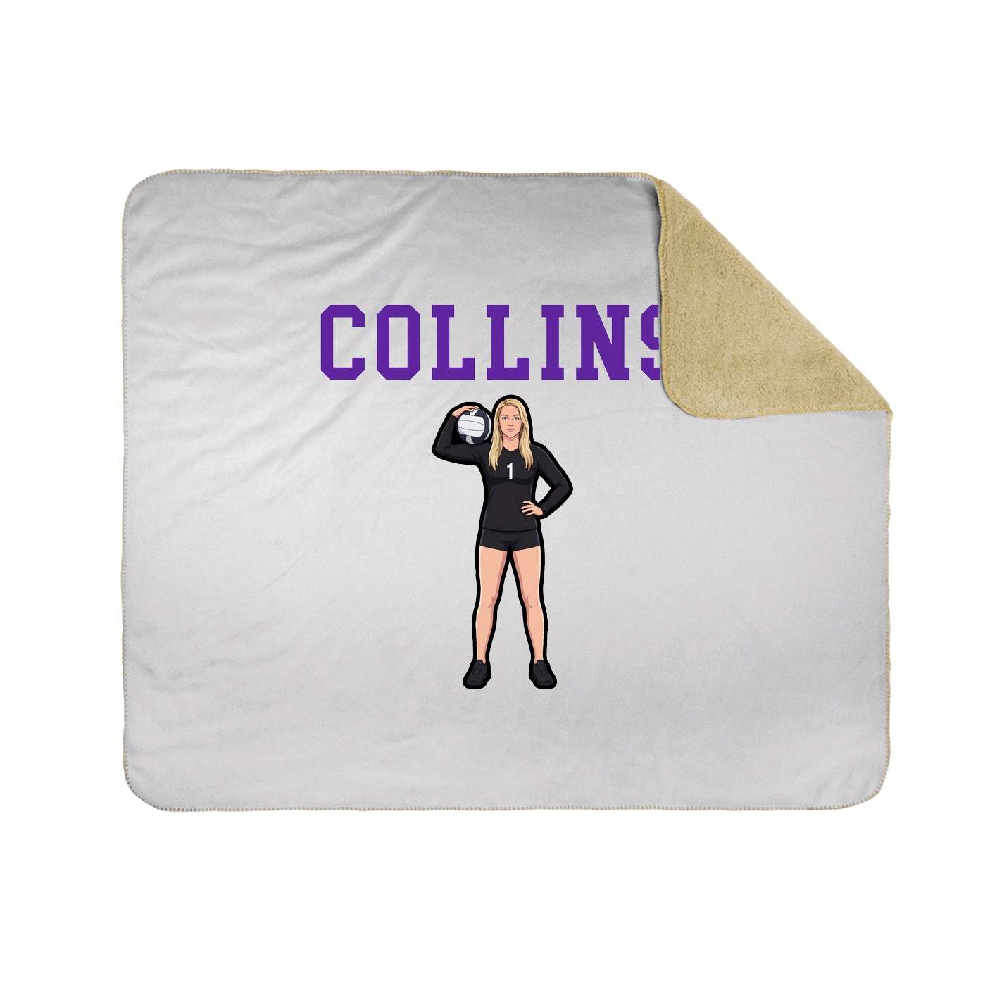 Throw Blanket — Shirsey in White
