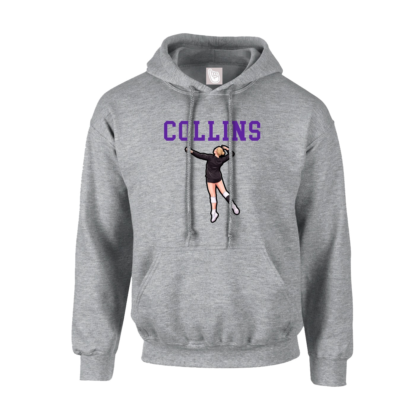 Hoodie — Shirsey in Grey