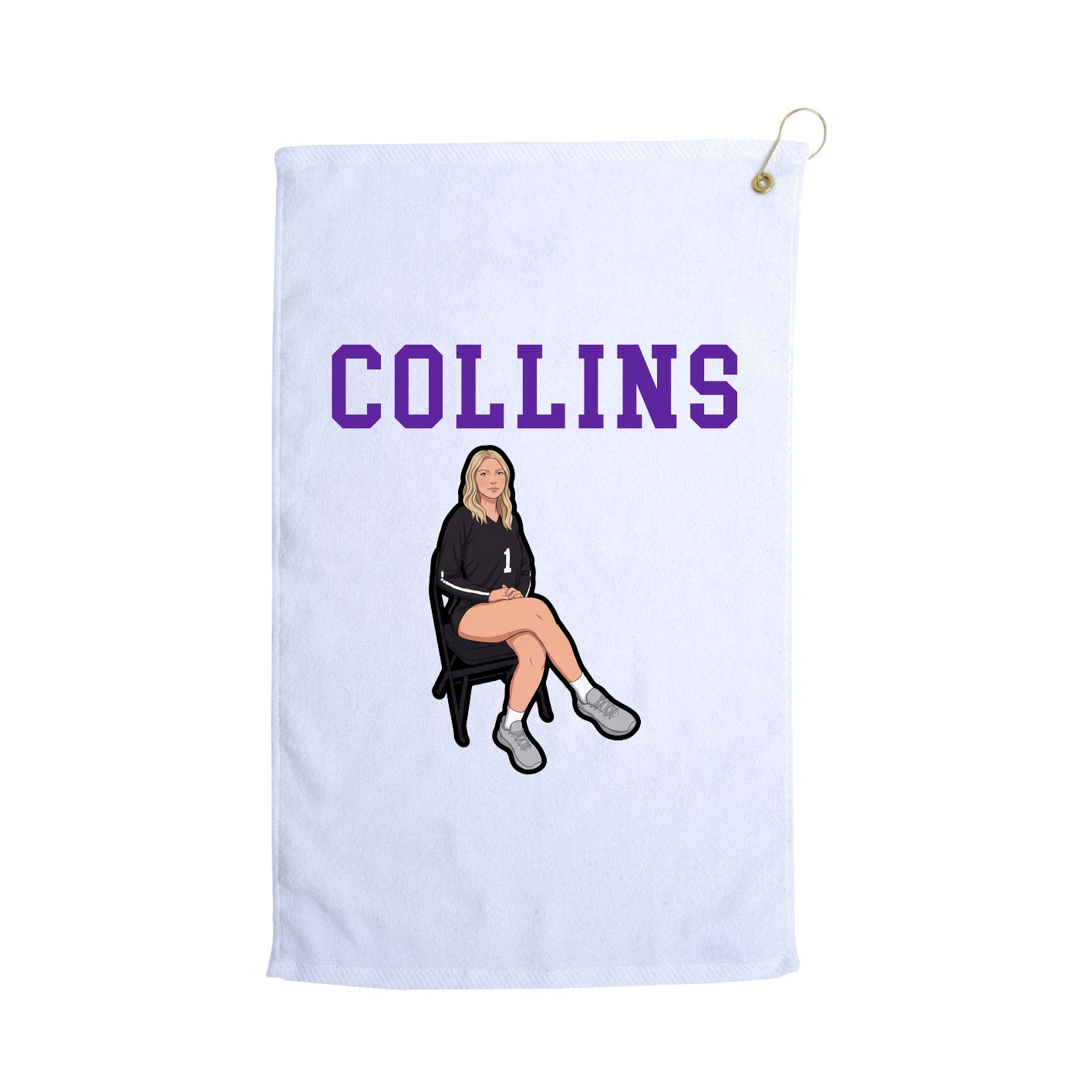 Golf Towel — Shirsey in White