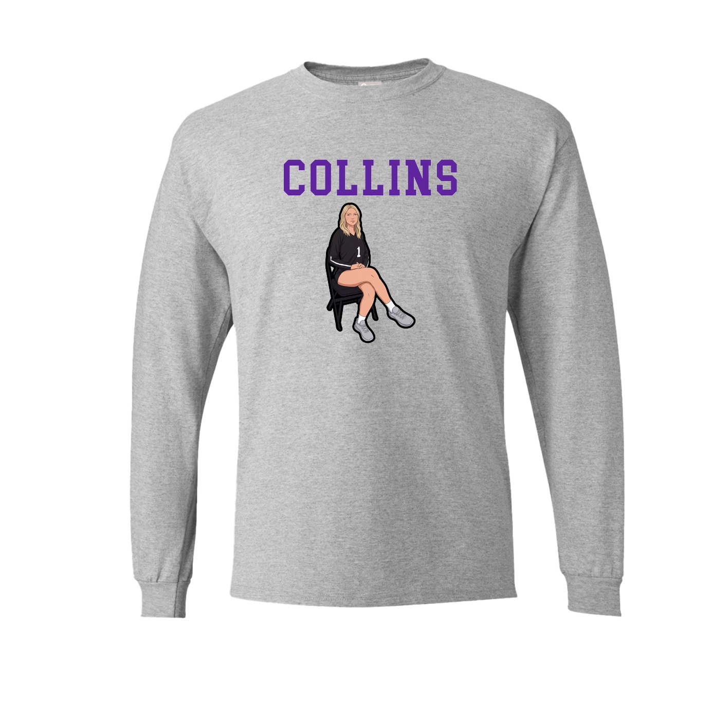 Long Sleeve Tee — Shirsey in Grey