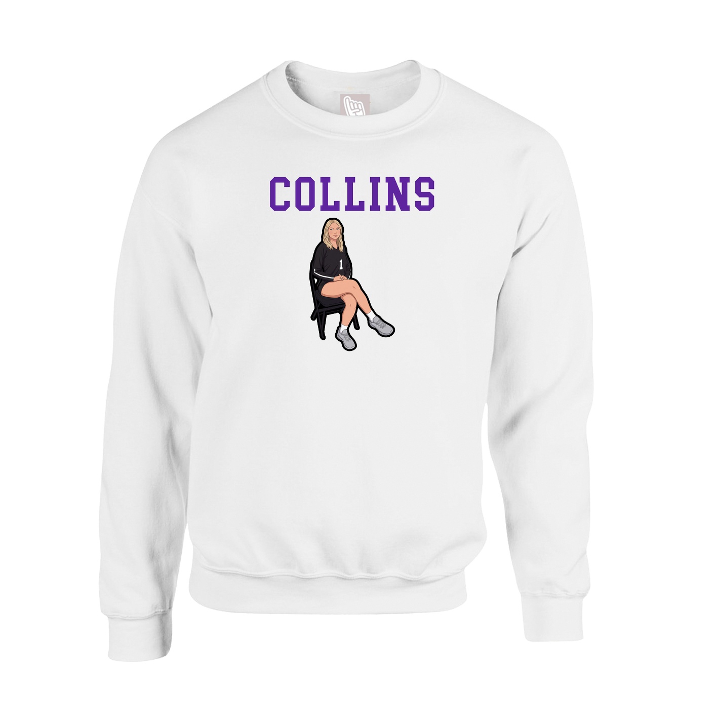 Fleece Crew — Shirsey in White