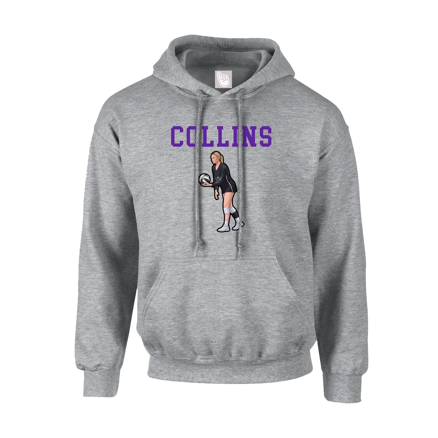 Hoodie — Shirsey in Grey