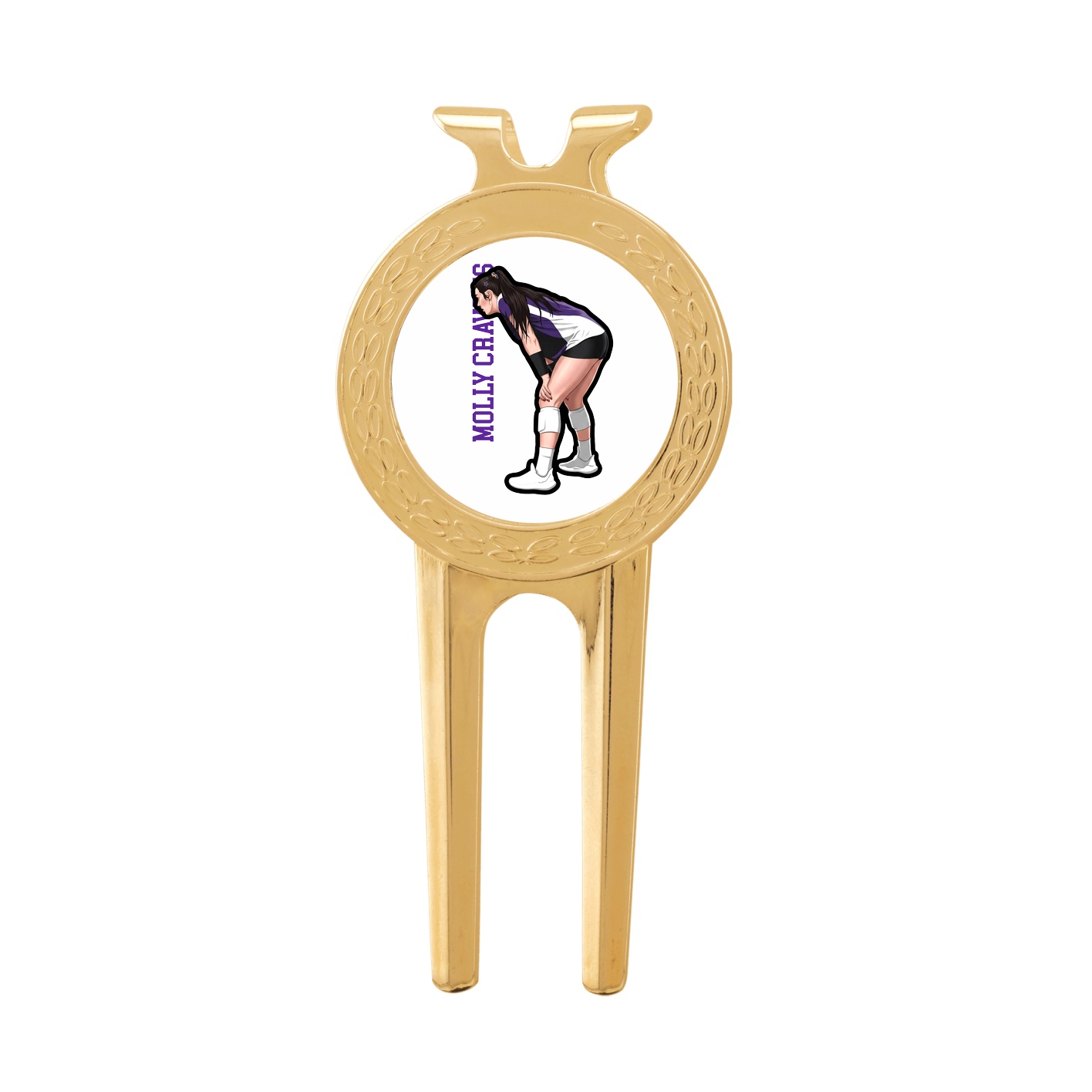 Divot Tool with Ball Marker — Name Vertical in Classic