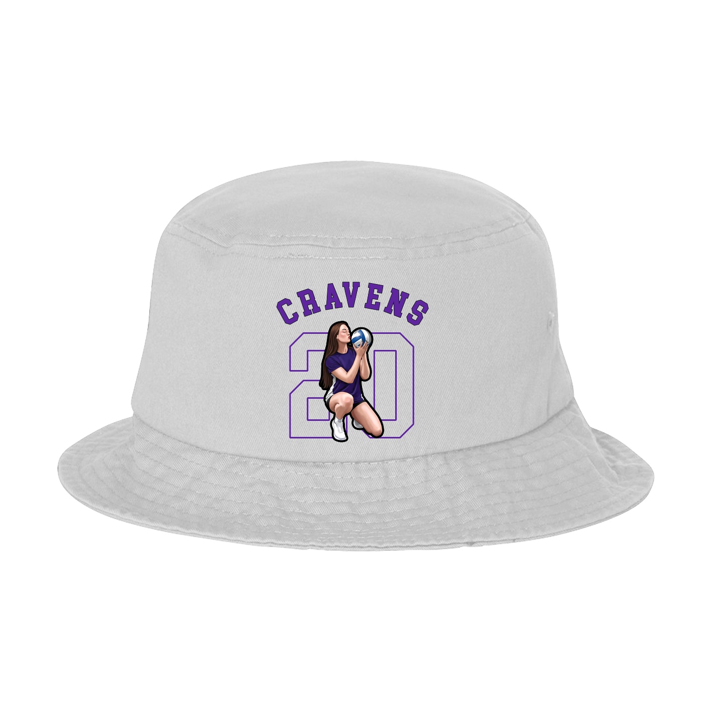 Bucket Cap — Shirsey Arch in White