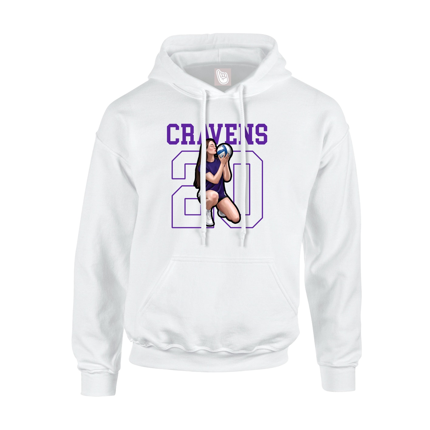 Youth Hoodie — Shirsey in White