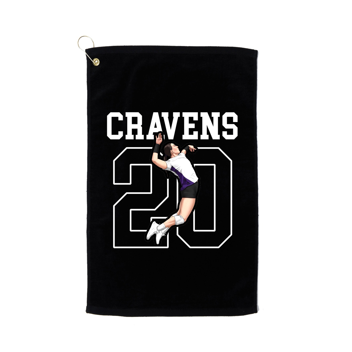 Golf Towel — Shirsey in Black