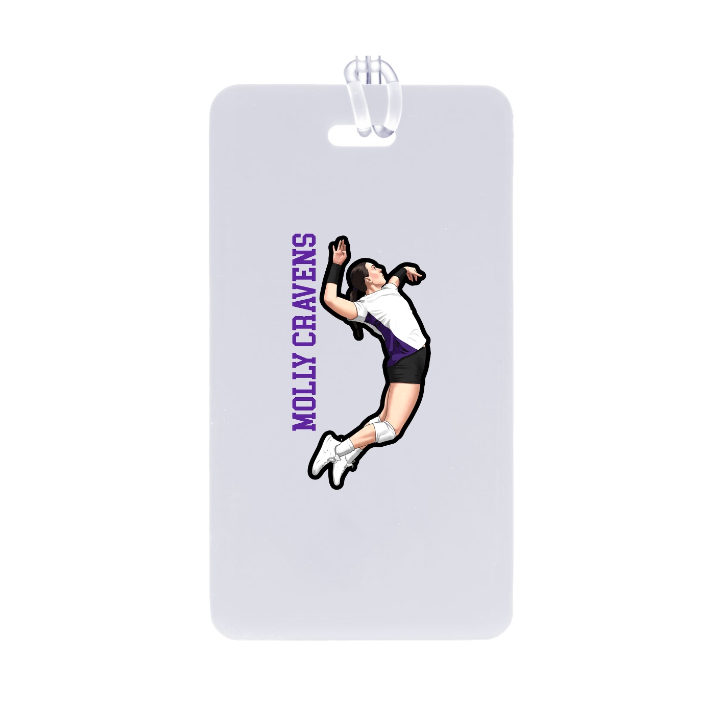 Bag Tag — Name Vertical in Classic