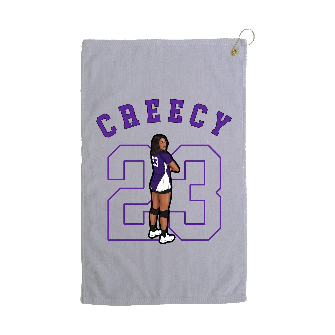 Golf Towel — Shirsey Arch in Grey