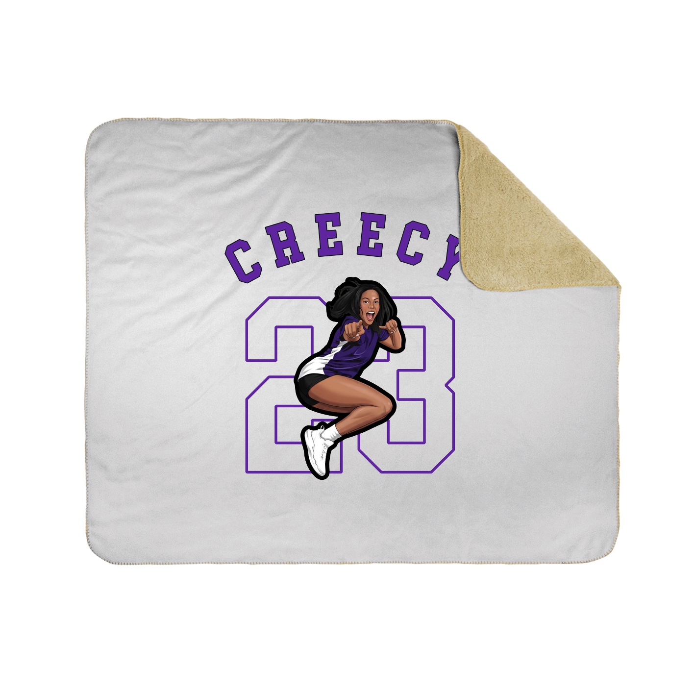 Throw Blanket — Shirsey Arch in White