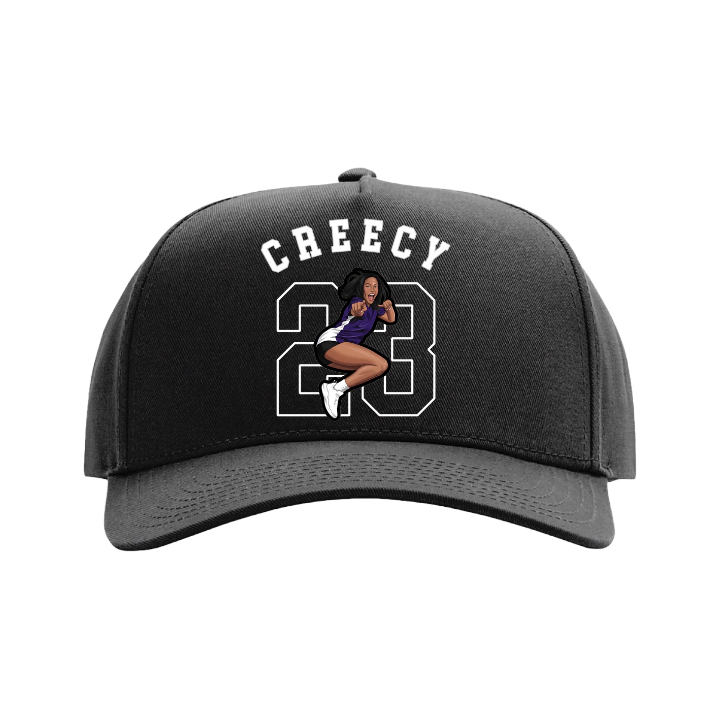 Full Fabric Five-Panel Champ Cap