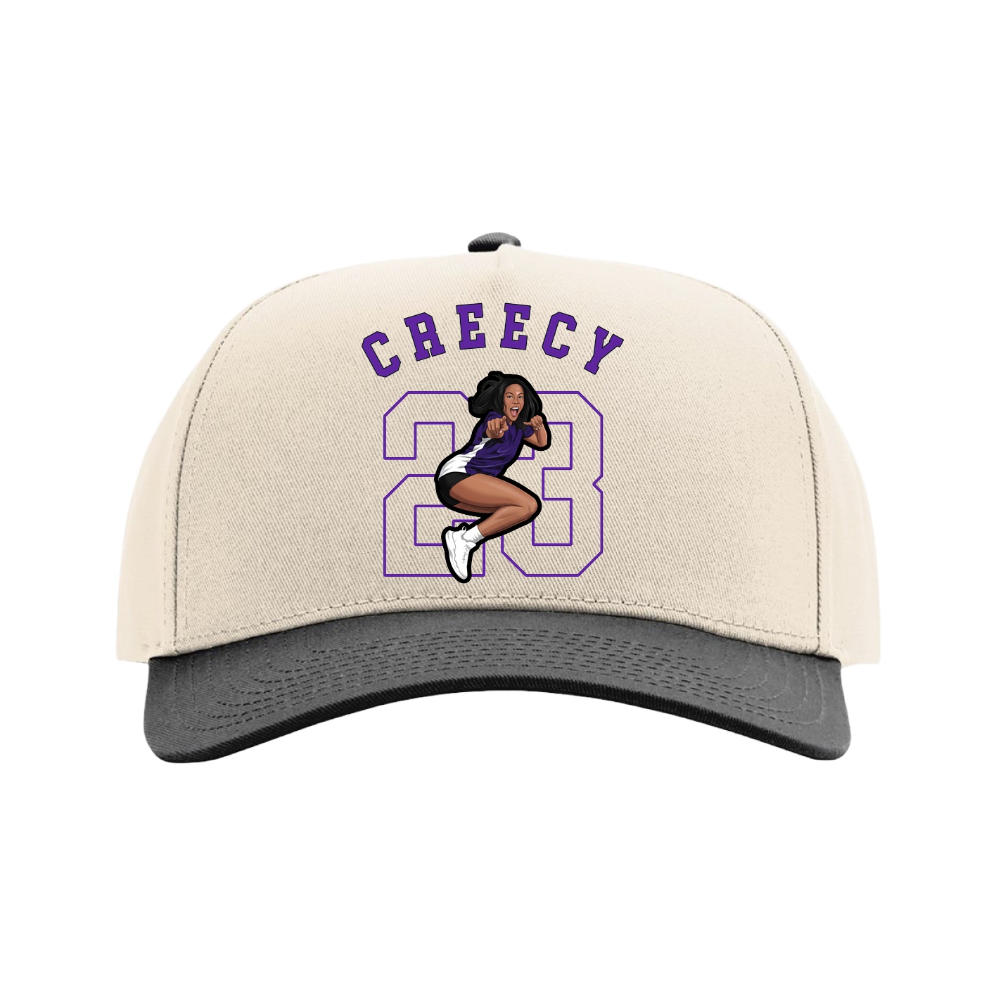 Full Fabric Five-Panel Champ Cap