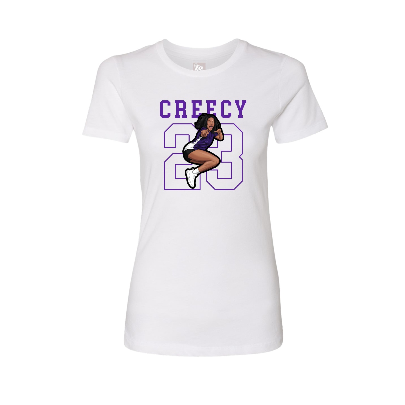 Fitted Women's Tee — Shirsey in White