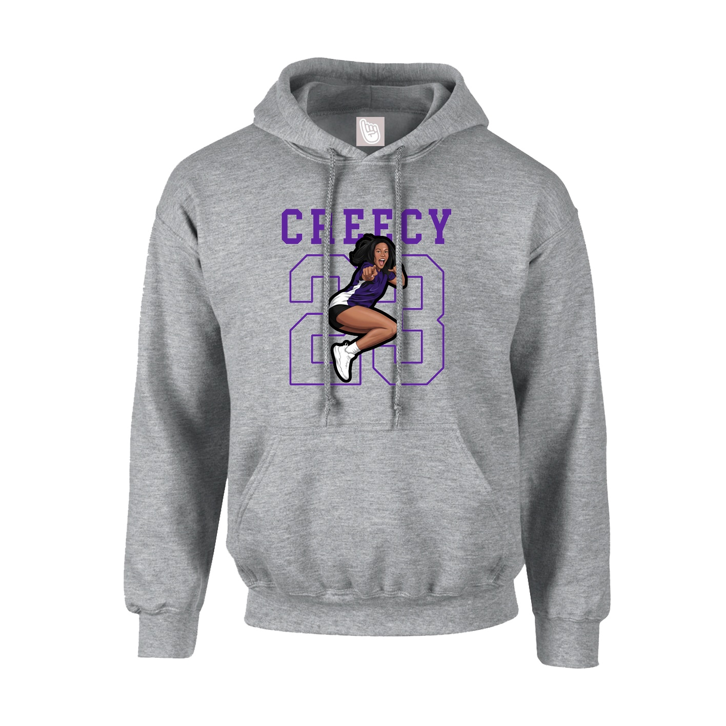 Hoodie — Shirsey in Grey