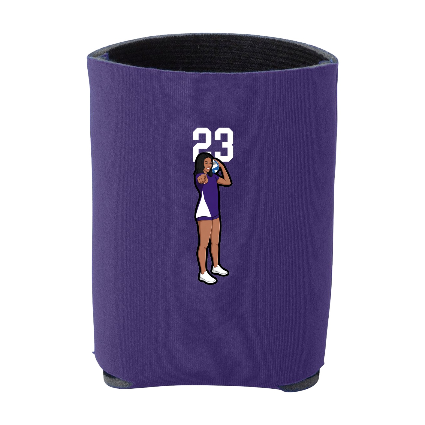 Can Holder — Number Top in Purple