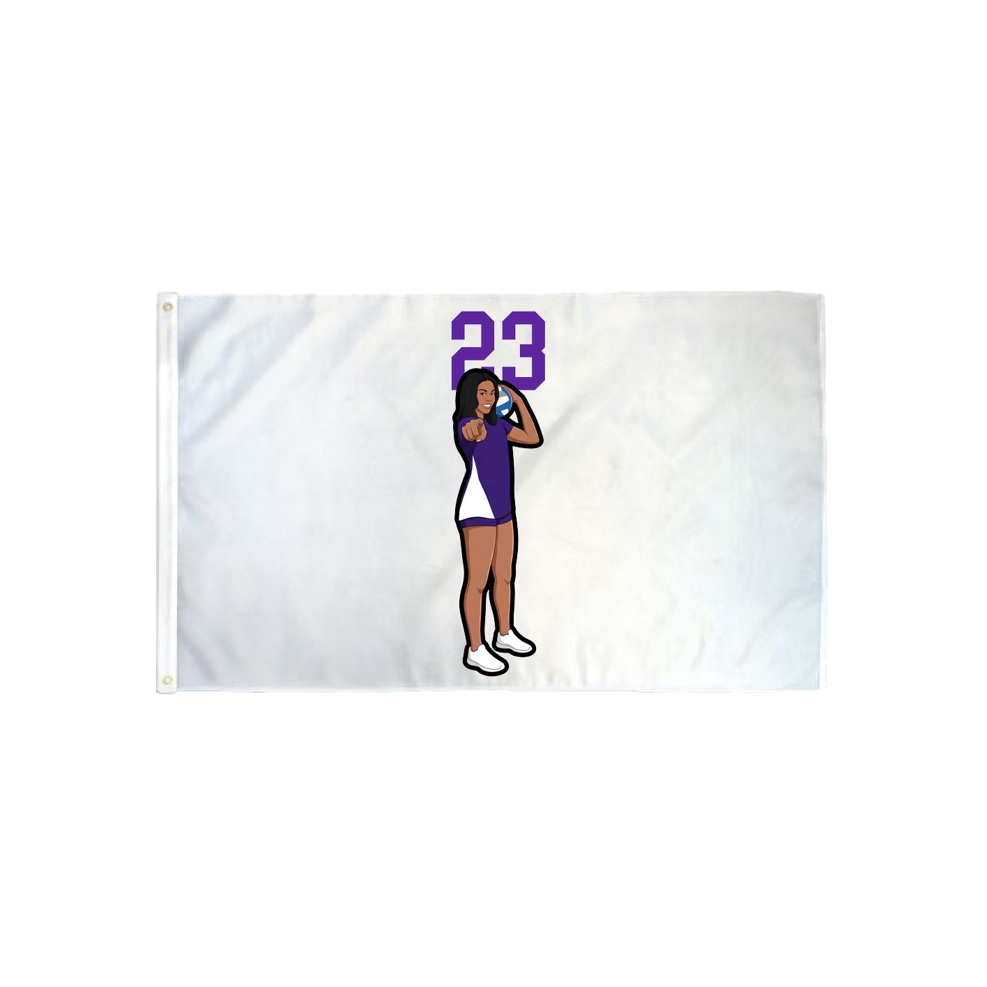 3x5 Flag — Number Top in Classic