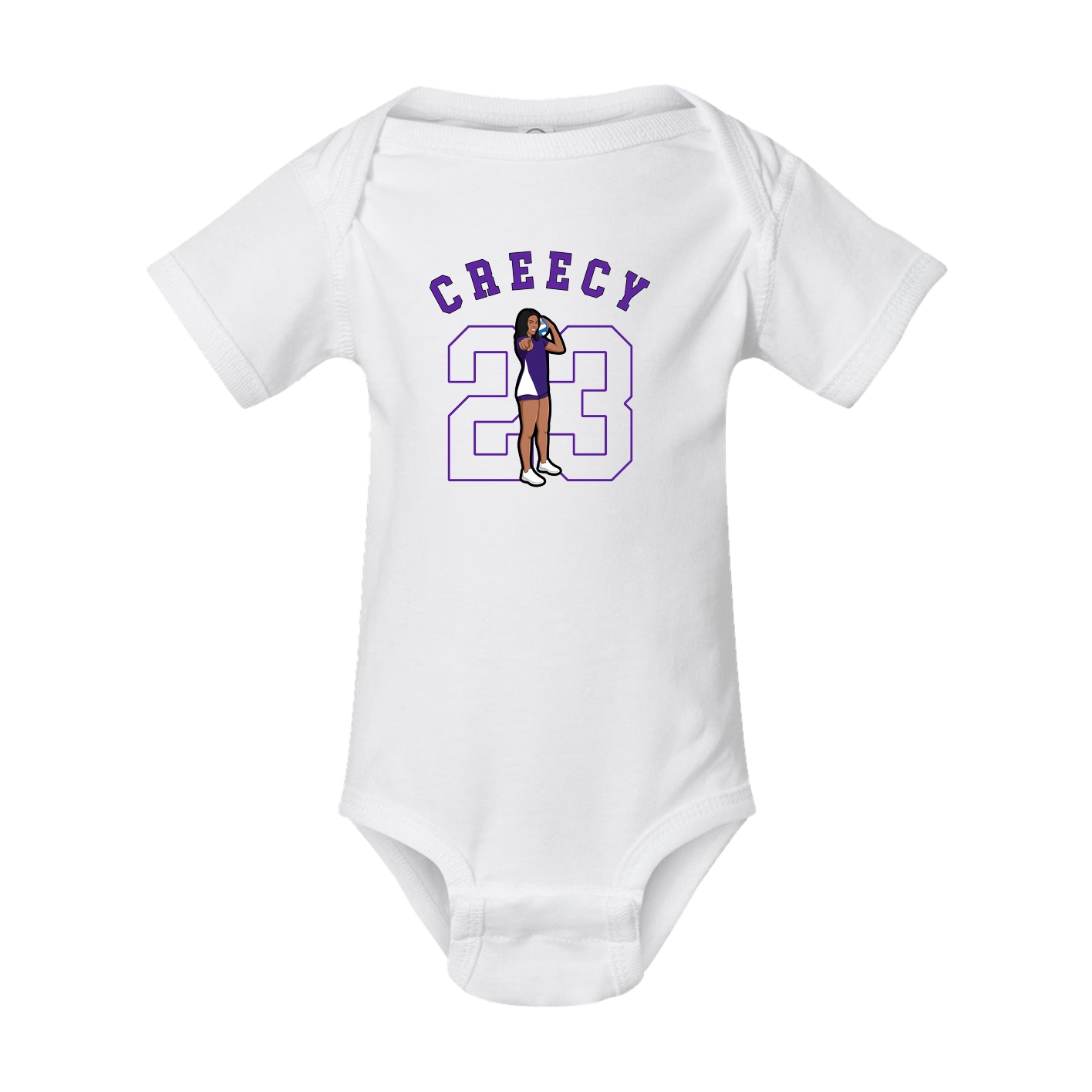 Baby Onesie — Shirsey Arch in White