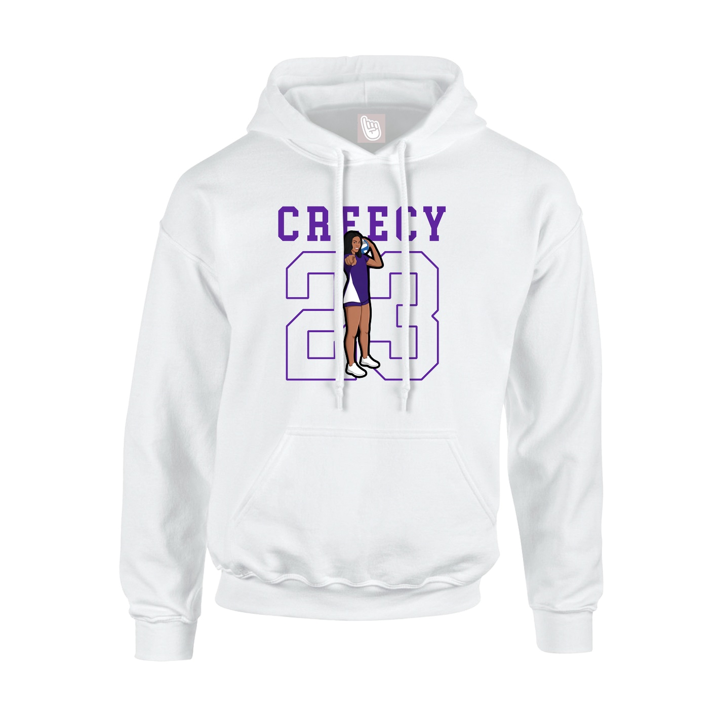 Youth Hoodie — Shirsey in White