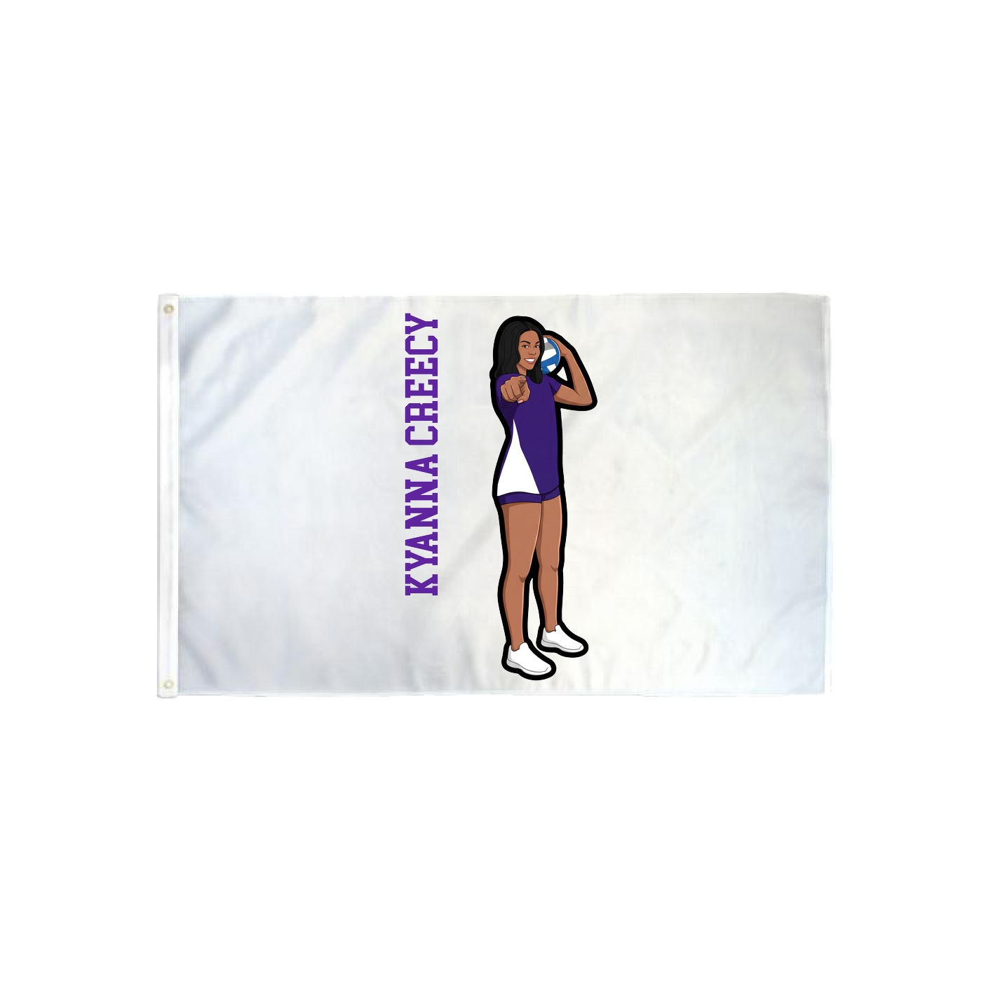 3x5 Flag — Name Vertical in Classic