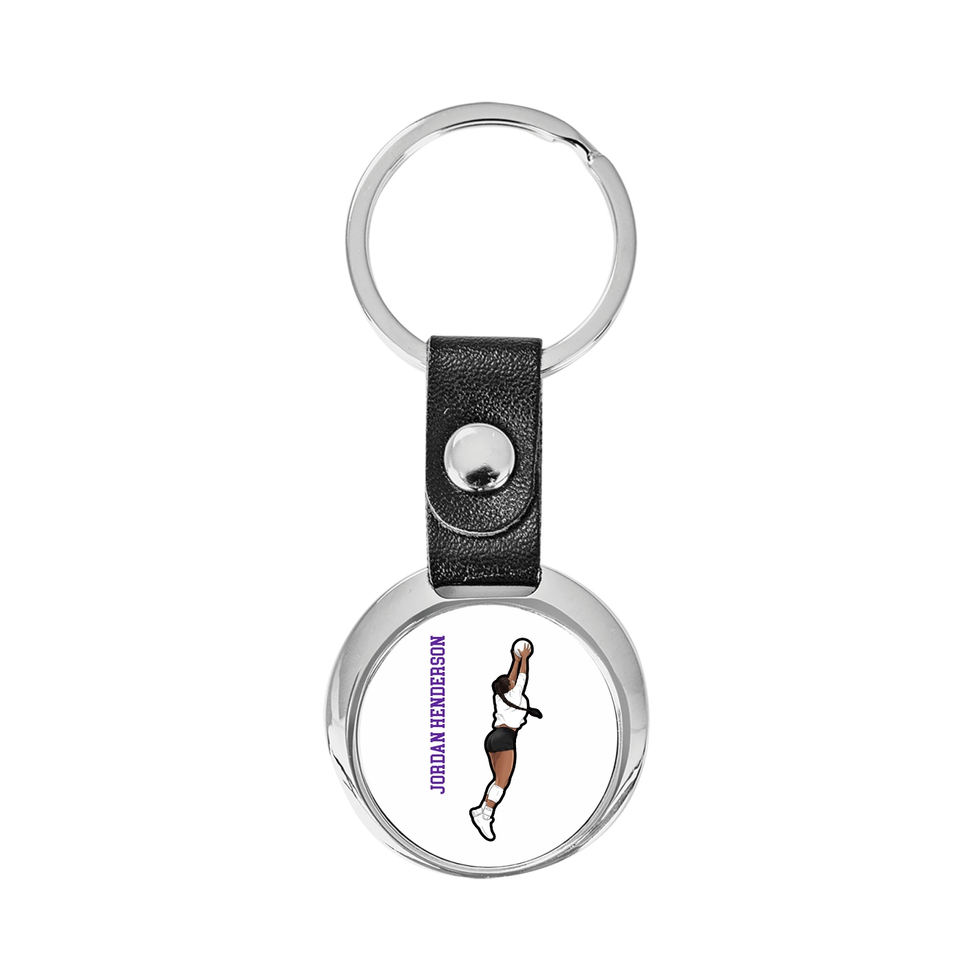 Key Chain — Name Vertical in Classic