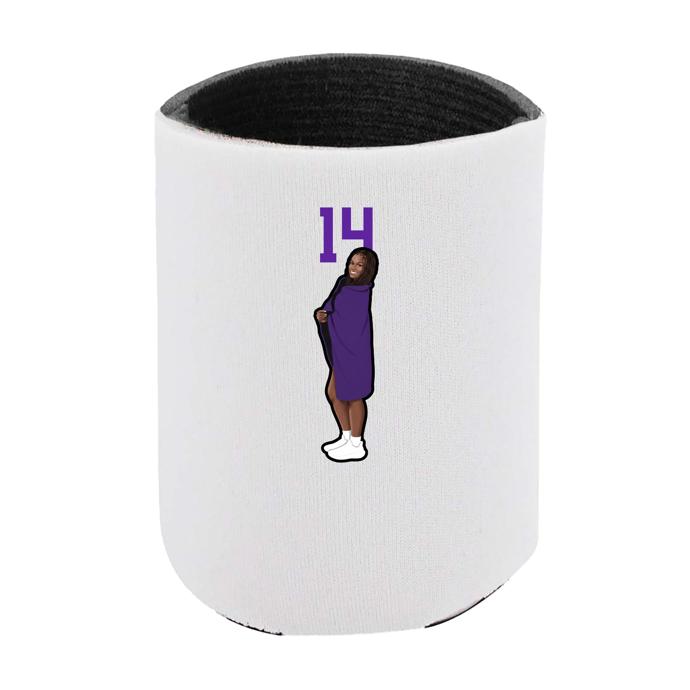 Can Holder — Number Top in White