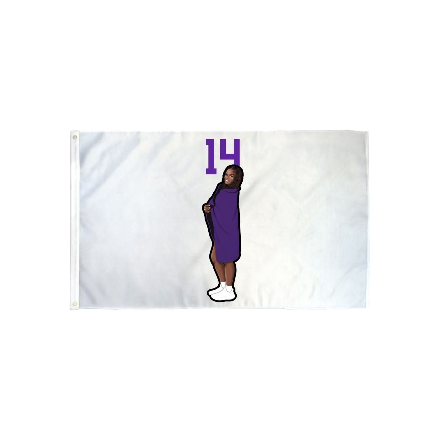 3x5 Flag — Number Top in Classic