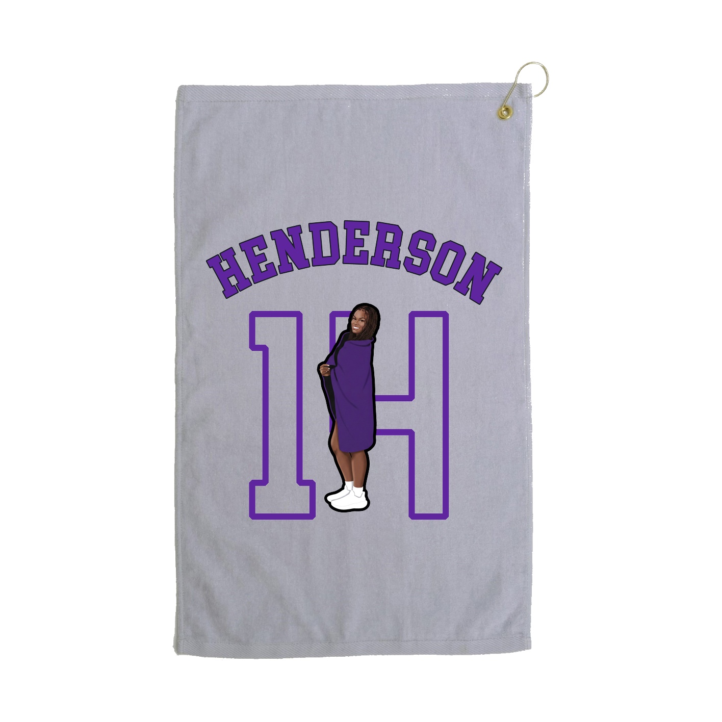 Golf Towel — Shirsey Arch in Grey