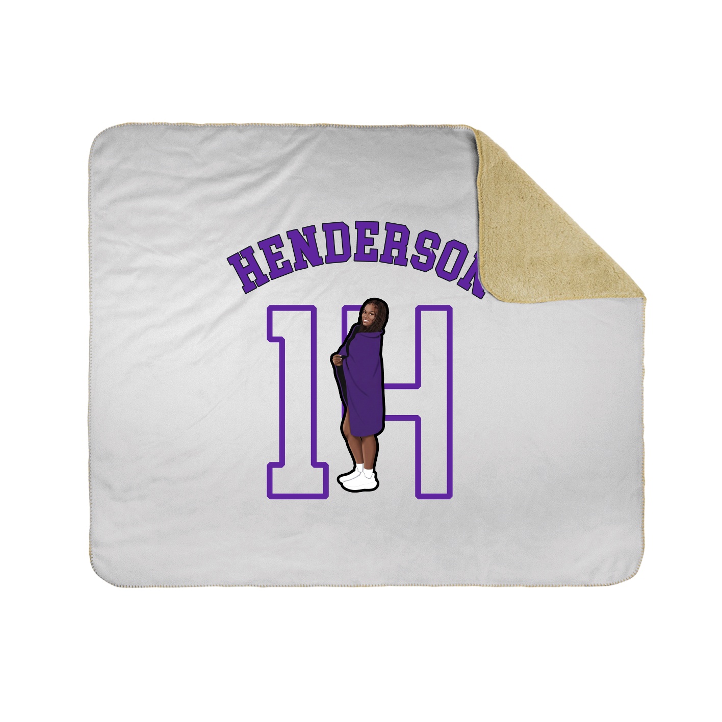 Throw Blanket — Shirsey Arch in White