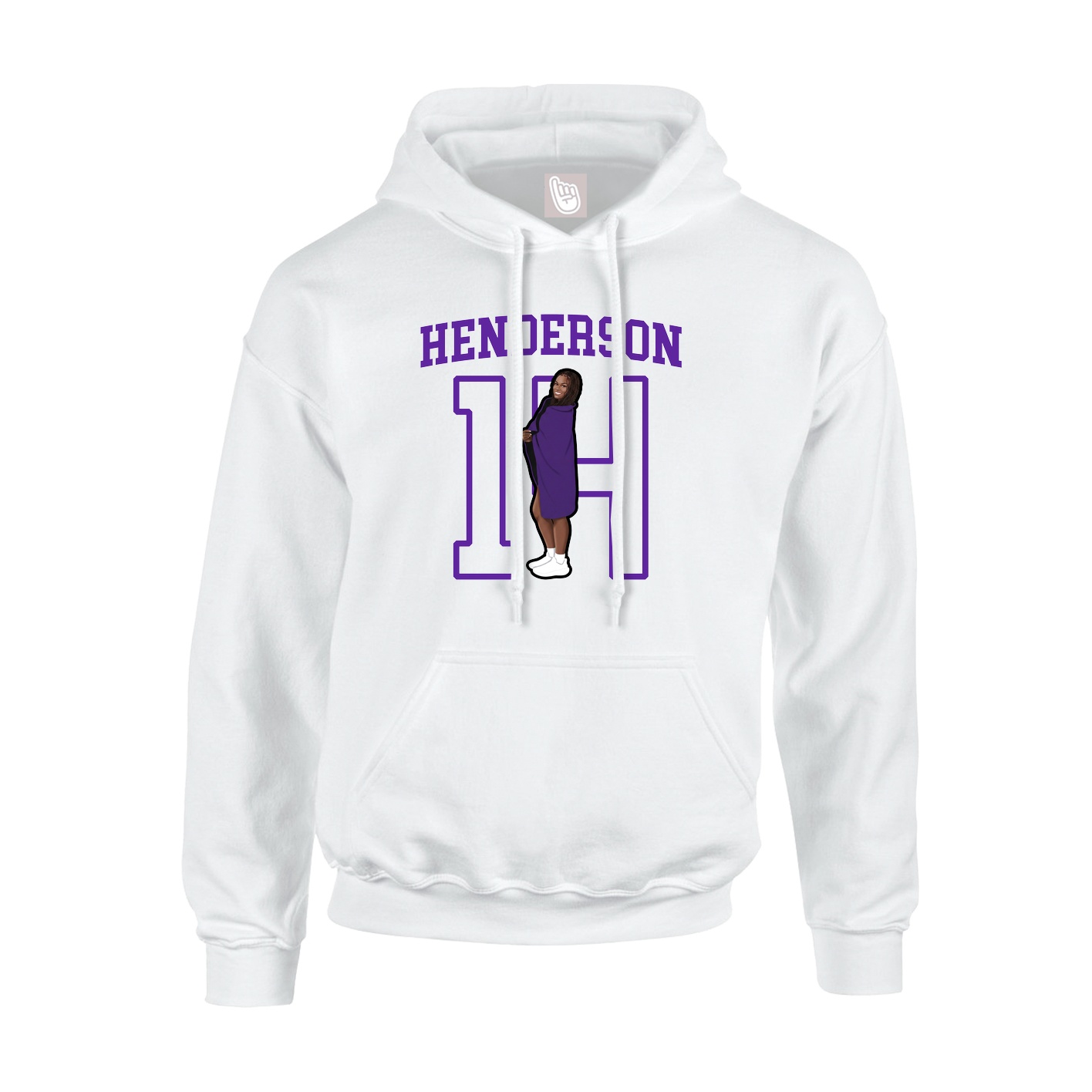 Hoodie — Shirsey in White
