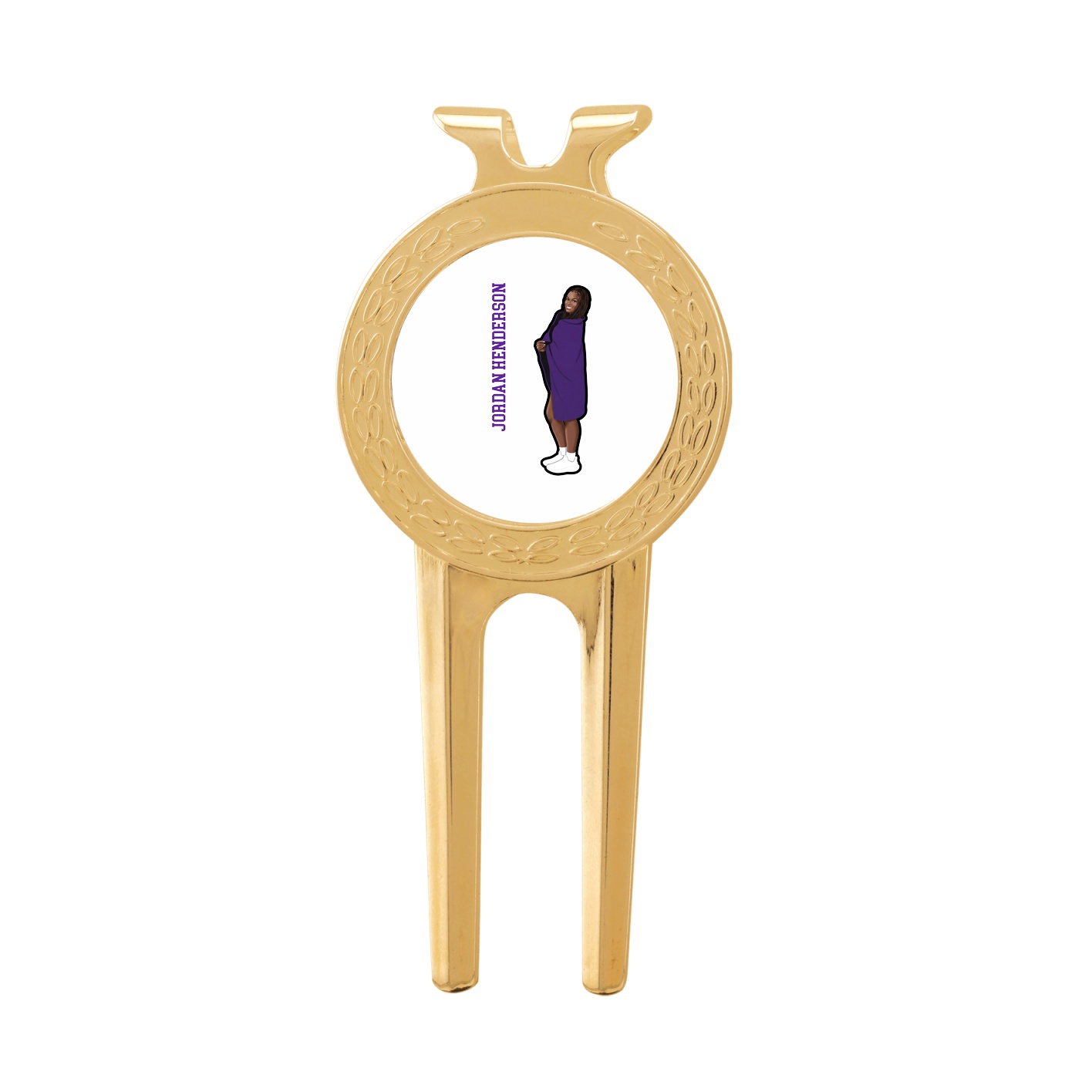Divot Tool with Ball Marker — Name Vertical in Classic