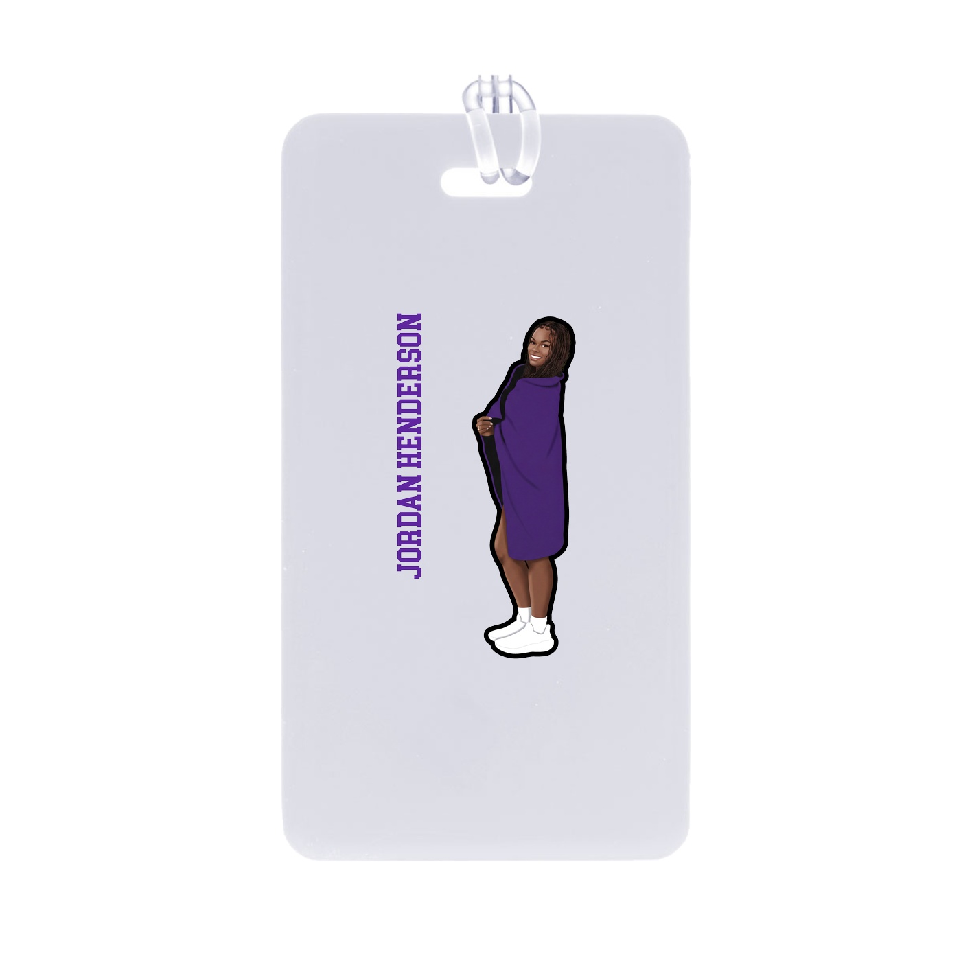 Bag Tag — Name Vertical in Classic