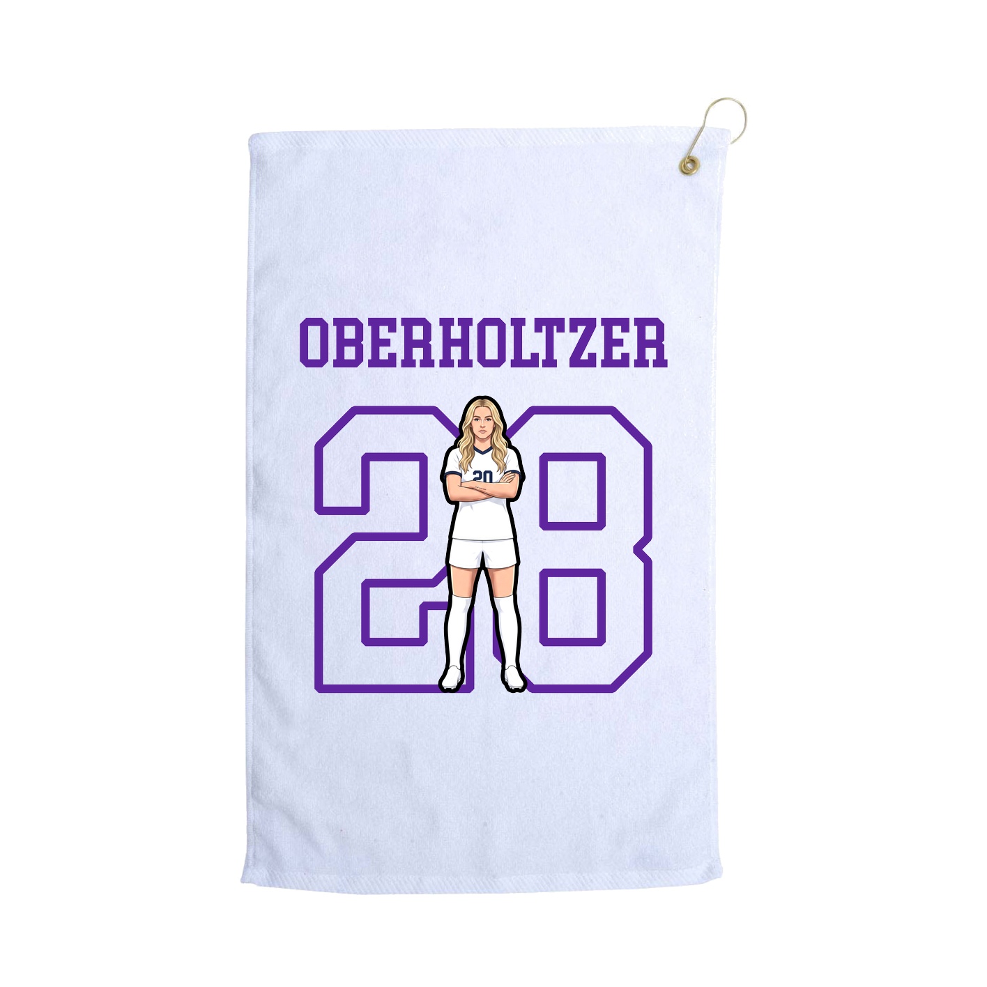 Golf Towel — Shirsey in White