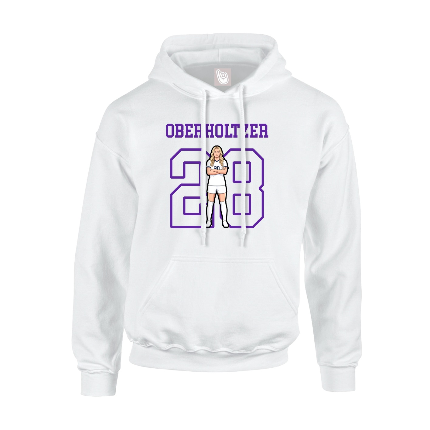 Hoodie — Shirsey in White