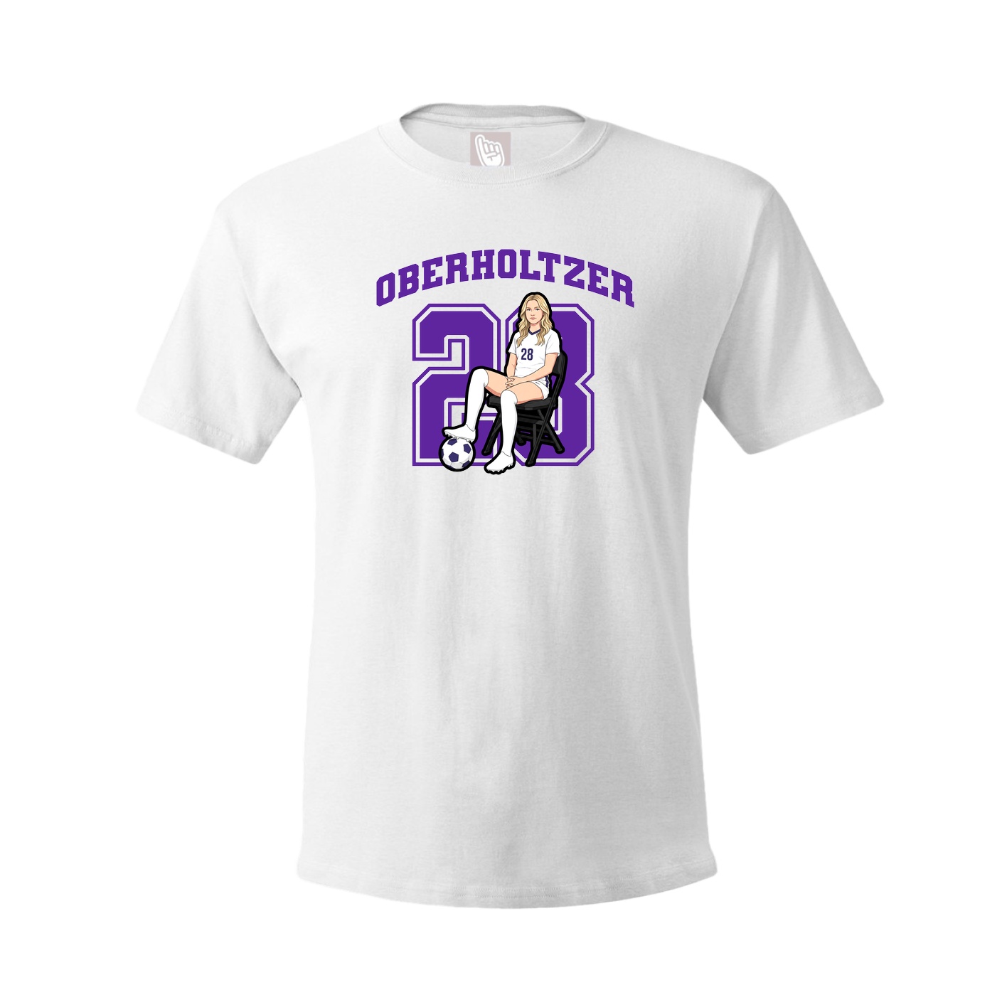 Tee — Number in White