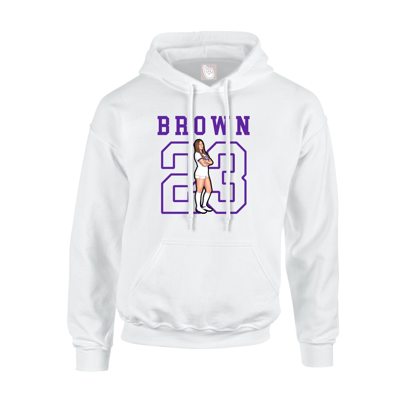 Youth Hoodie — Shirsey in White